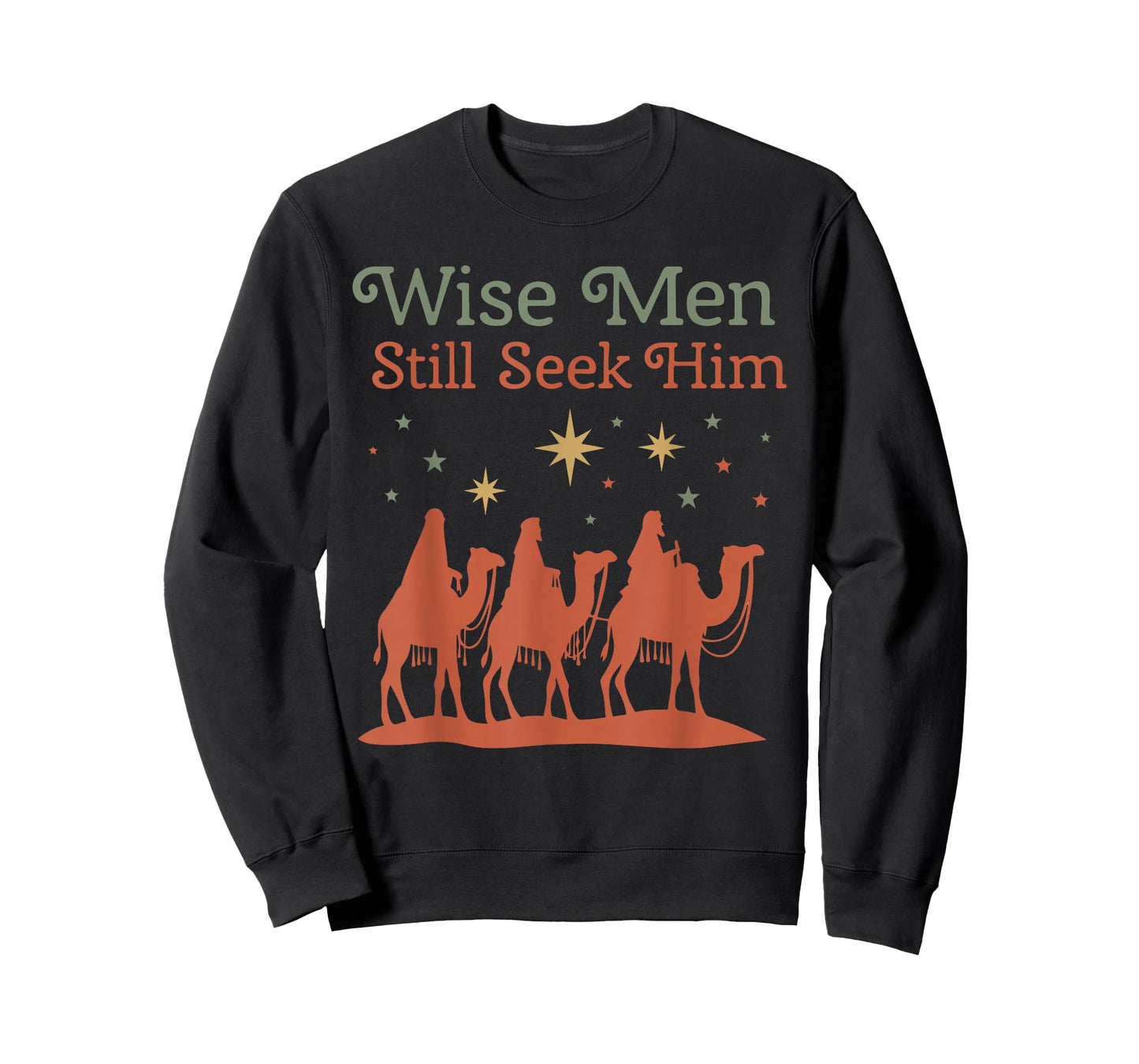 Wise Men Still Seek Him Nativity Scene Christian Christmas T-Shirt