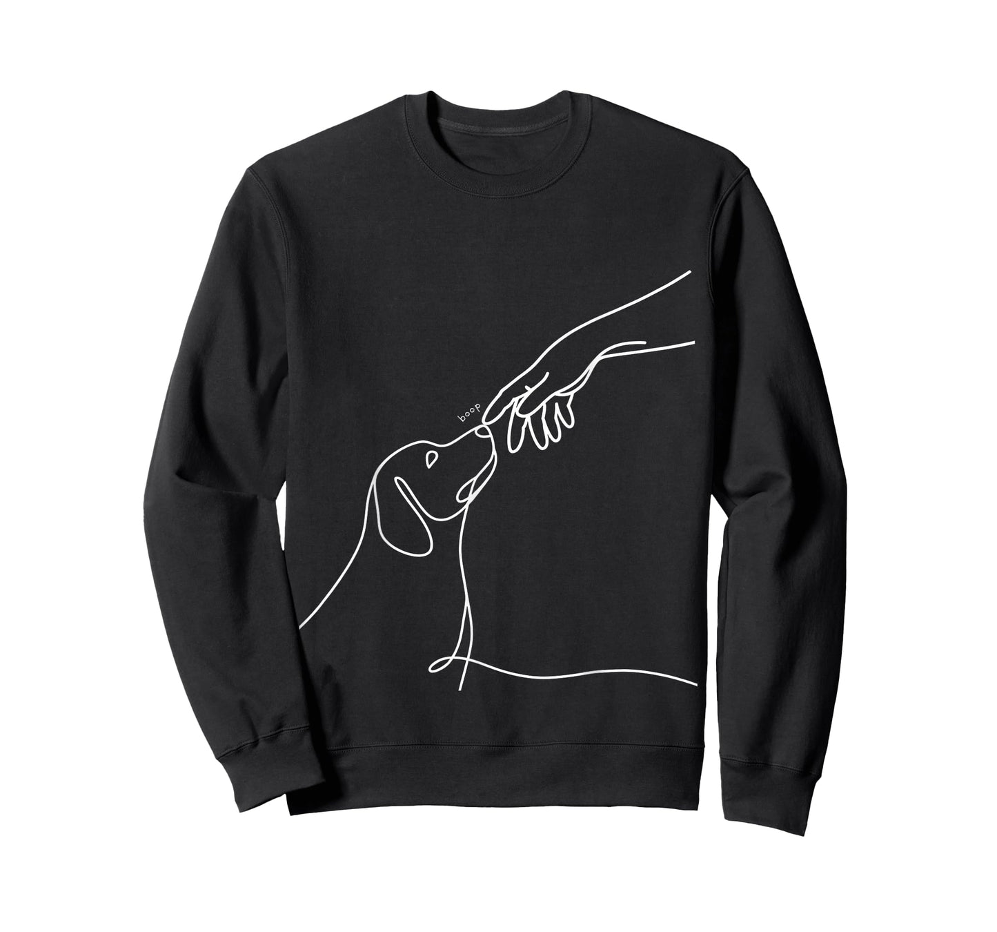 Dog Boop Adorable Puppy Minimalist Line Art Cute Pet Owner T-Shirt