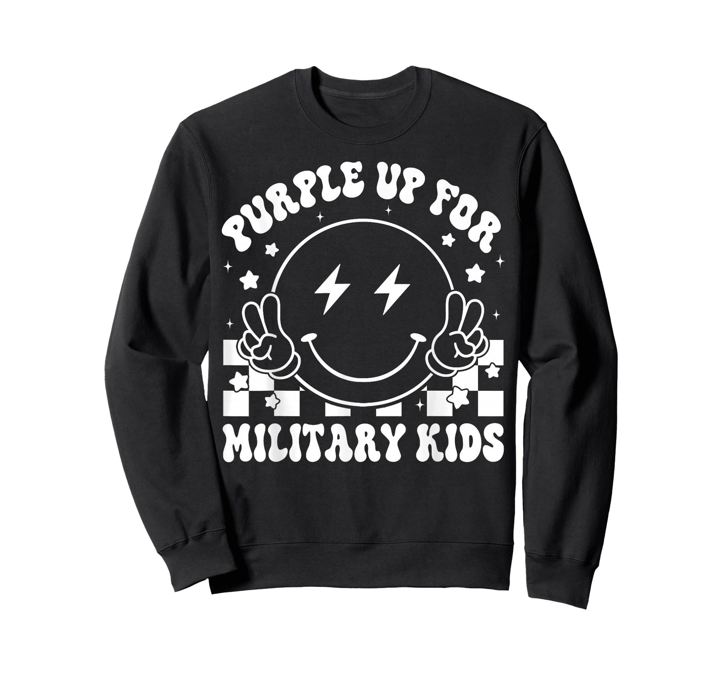 Purple Up for Military Kids Proud Military Child Month Boys T-Shirt