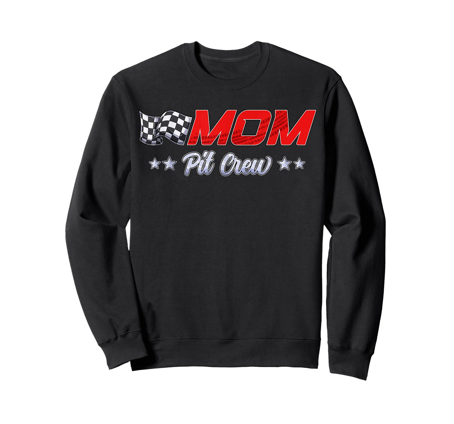 Pit Crew Mom Race Car Family Matching Racing Birthday Party T-Shirt