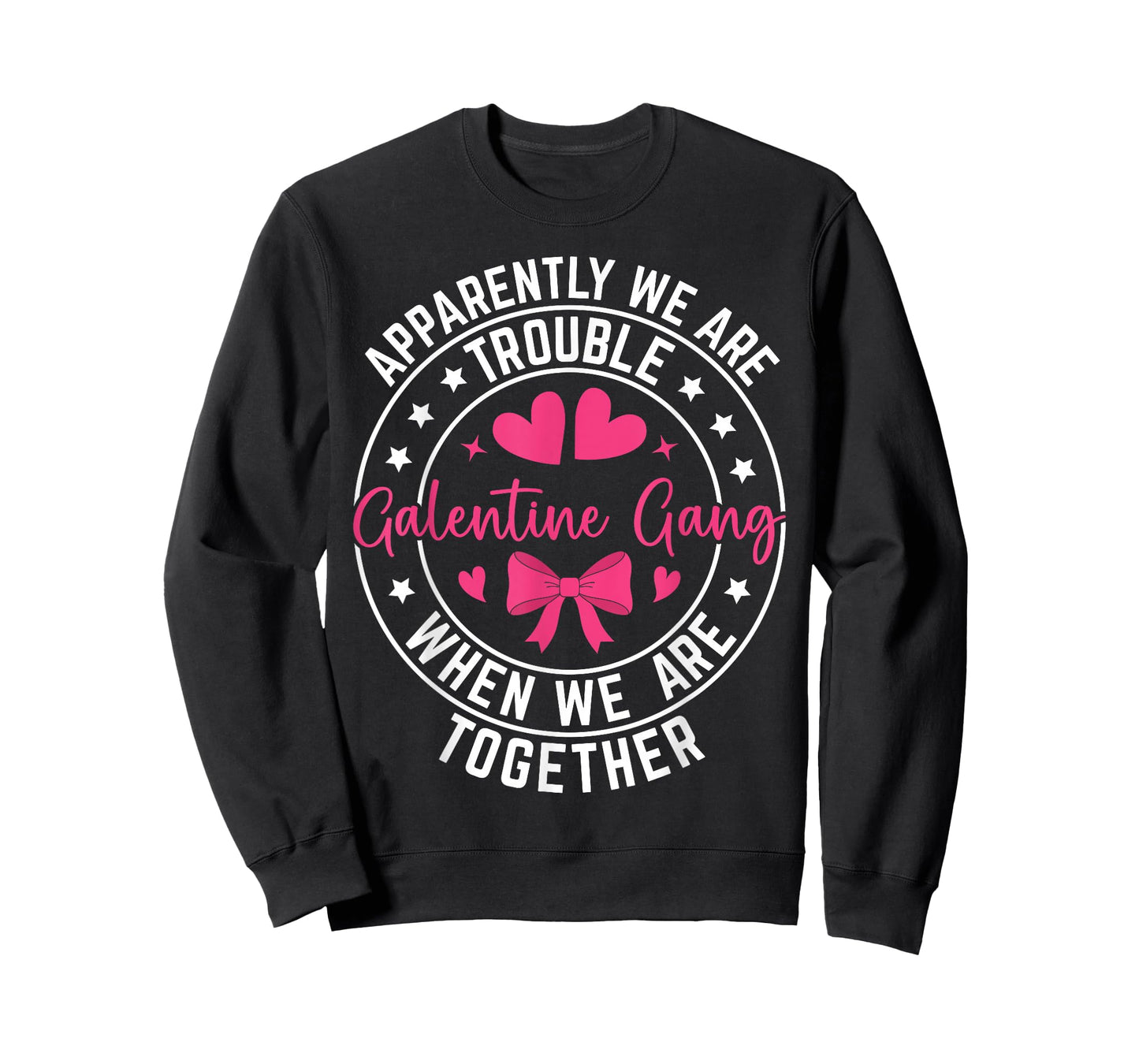 Galentine Gang Matching Girls Night Squad Galentines Day T-Shirt