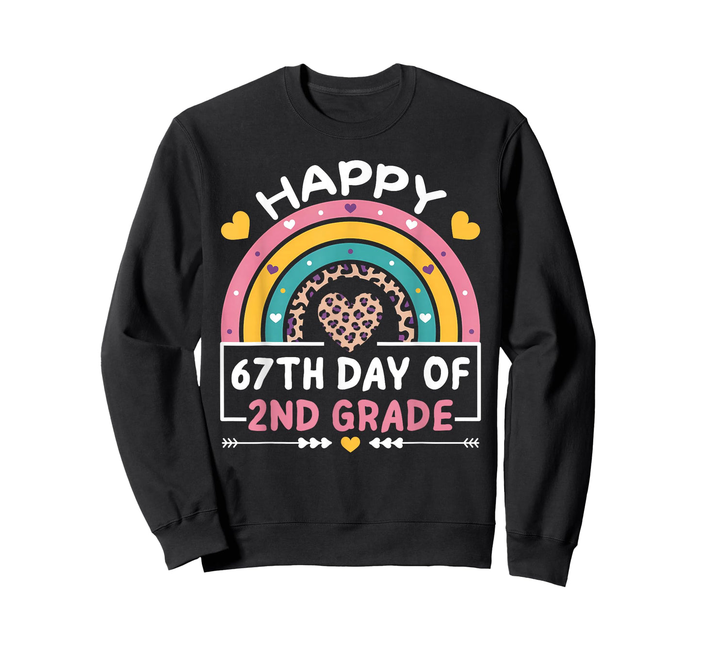 67 Days of School Happy 67th Day of 2nd Grade Teacher T-Shirt