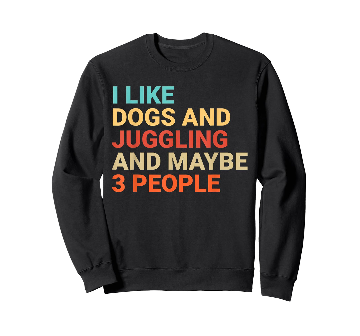 Retro I Like Dogs and Juggling Lover Funny Juggler T-Shirt