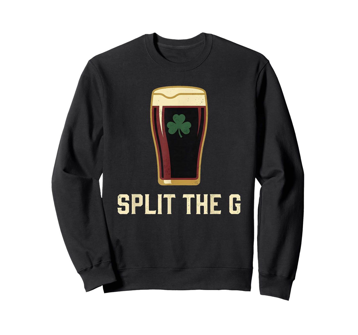 Split The G Tee St Patricks Day Irish Beer Ireland Graphic T-Shirt