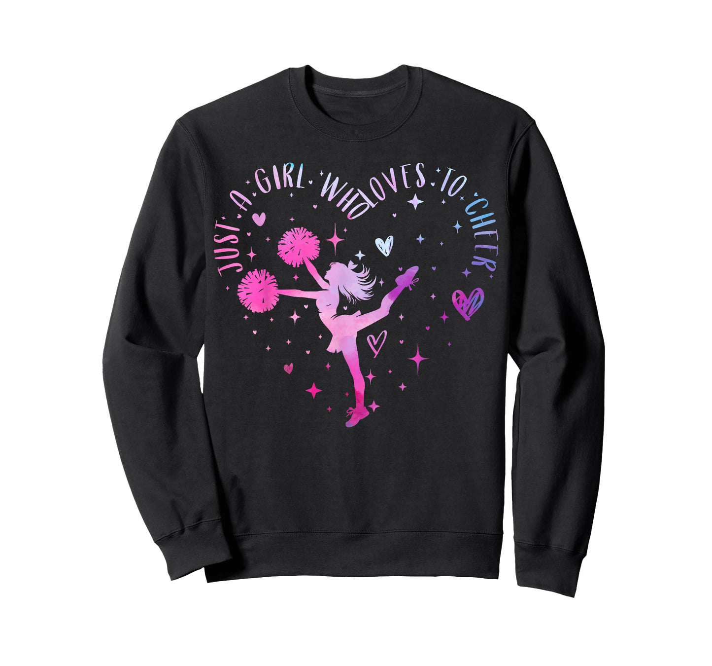 Just A Girl Who Loves to Cheer Cheerleader for Women & Girl T-Shirt