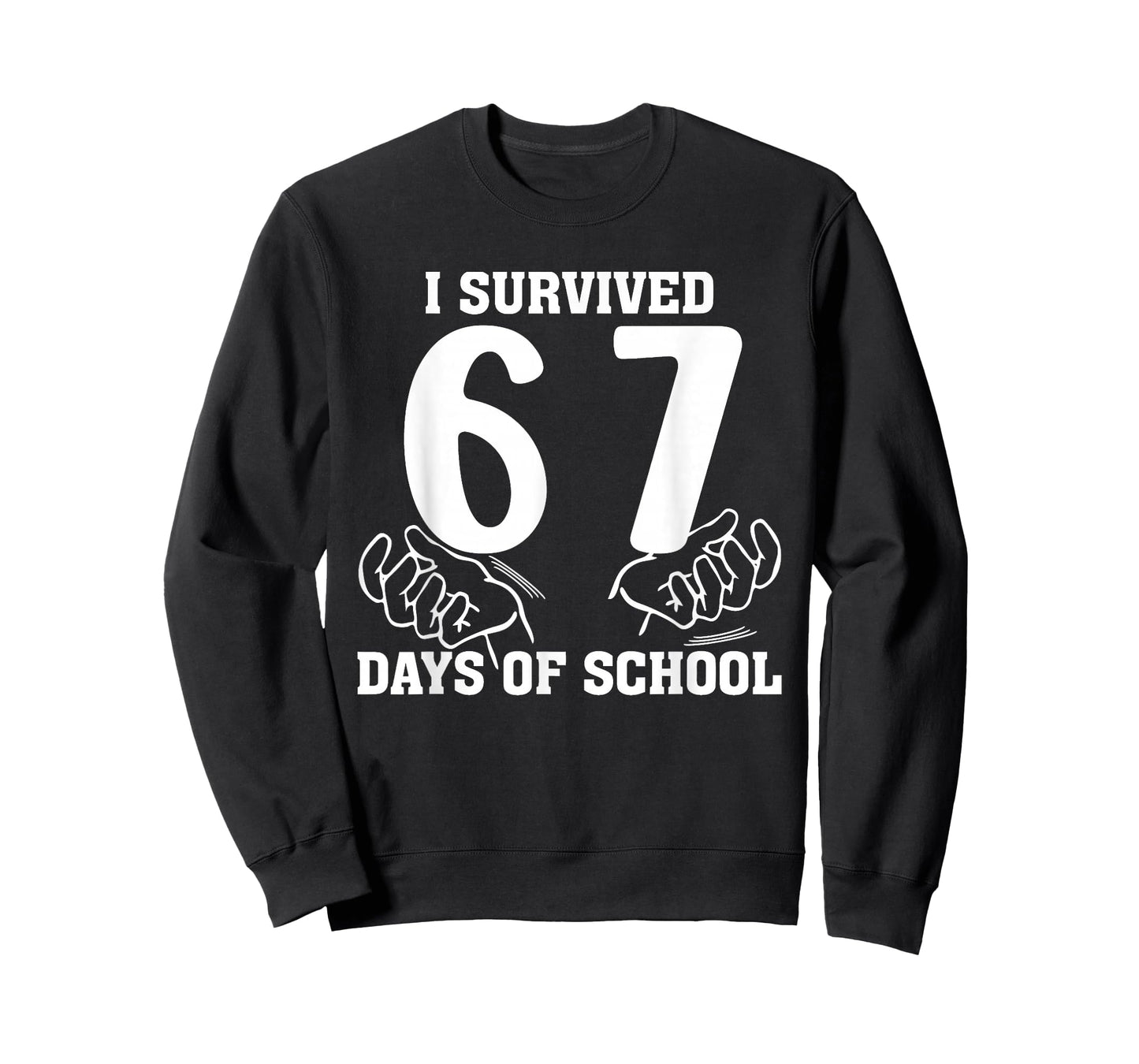 I Survived 67 Days of School Funny 67 Teachers Students Meme T-Shirt