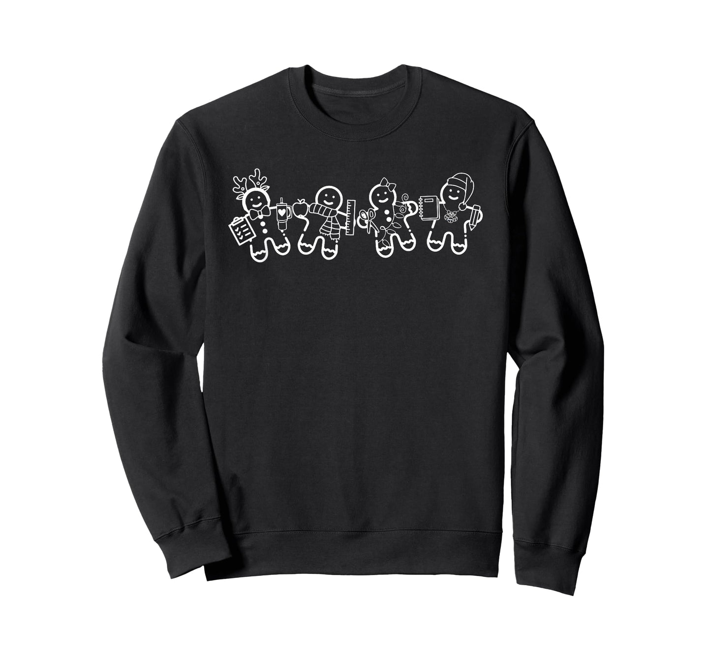 Christmas Teacher Cute Gingerbread Cookies Funny Holiday T-Shirt