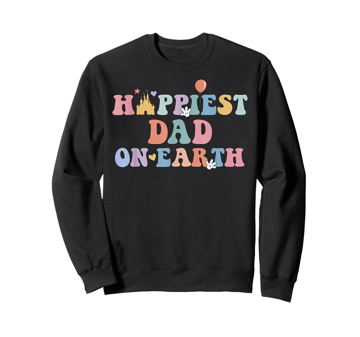 Happiest Dad On Earth, Father's Day, Matching Family Trip T-Shirt