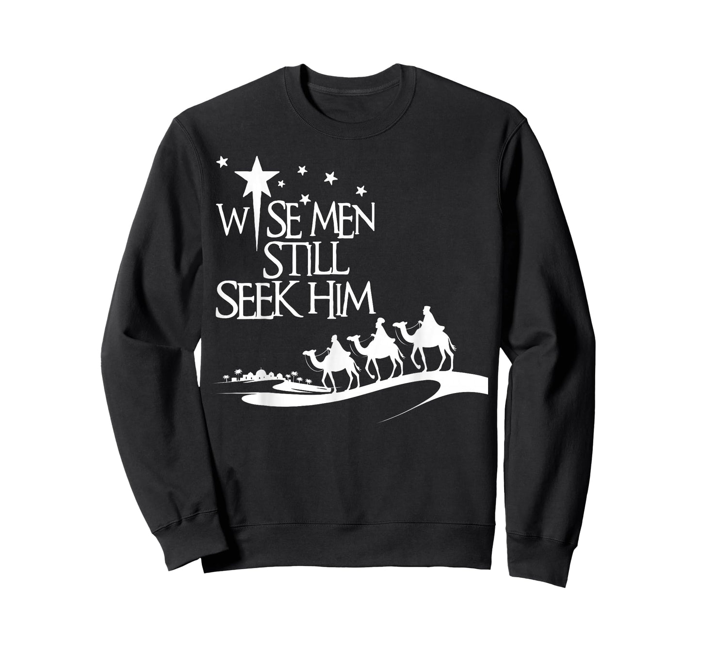 Wise Men Still Seek Him Christian Faith Christmas Nativity T-Shirt