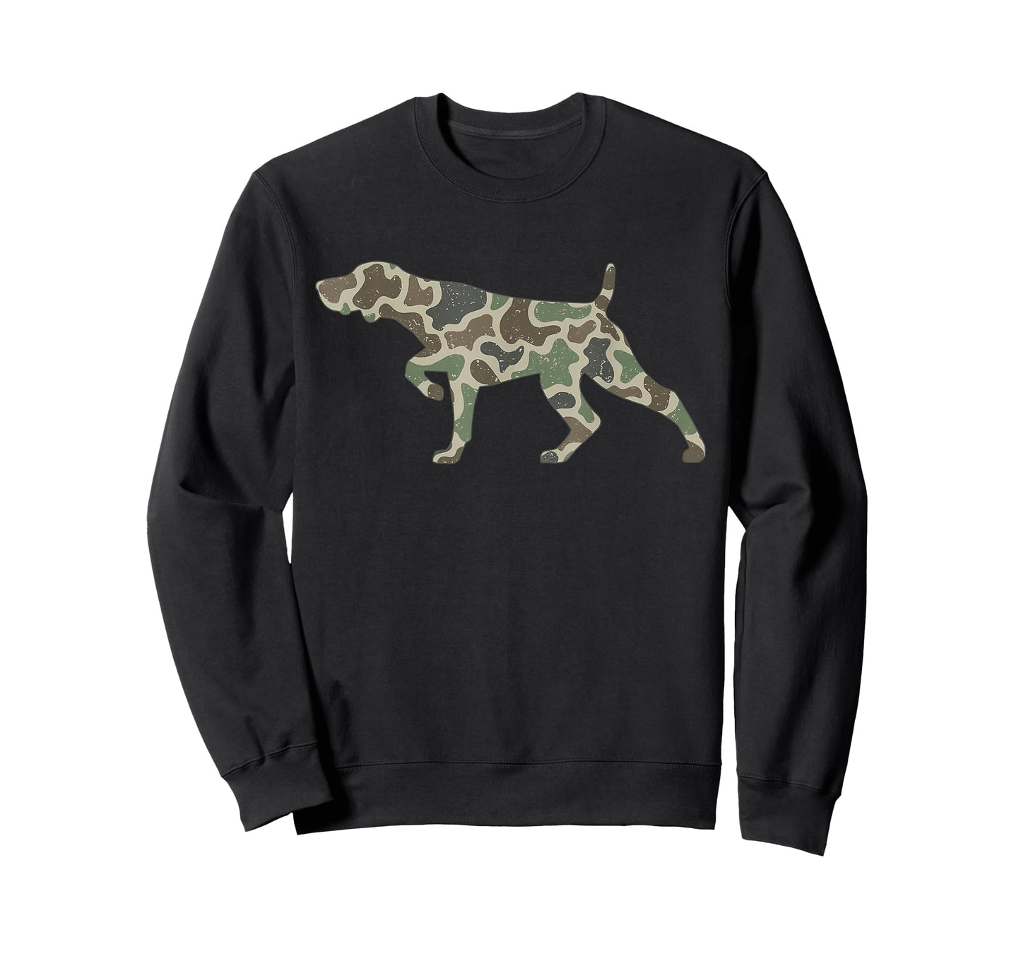 Retro Camo GSP Dog German Shorthaired Pointer Hunting Season T-Shirt