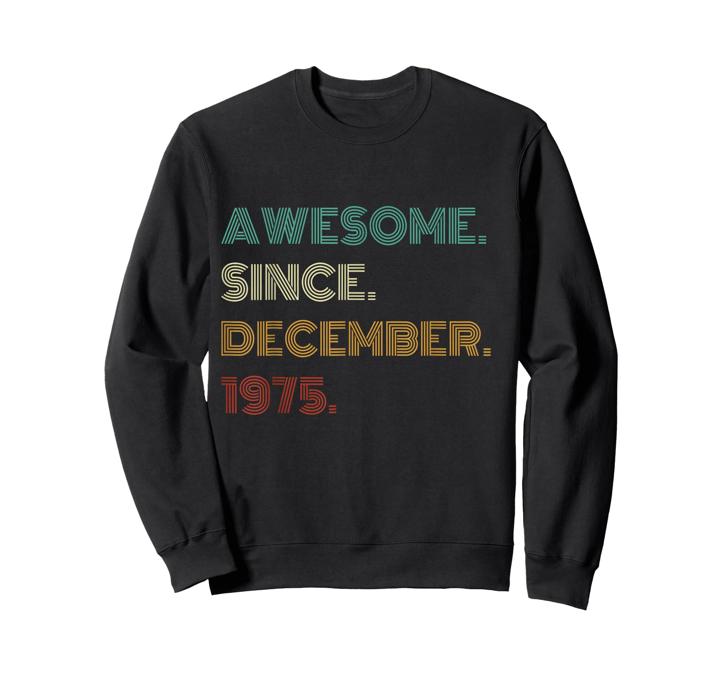 50 Years Old Awesome Since December 1975 50th Birthday T-Shirt