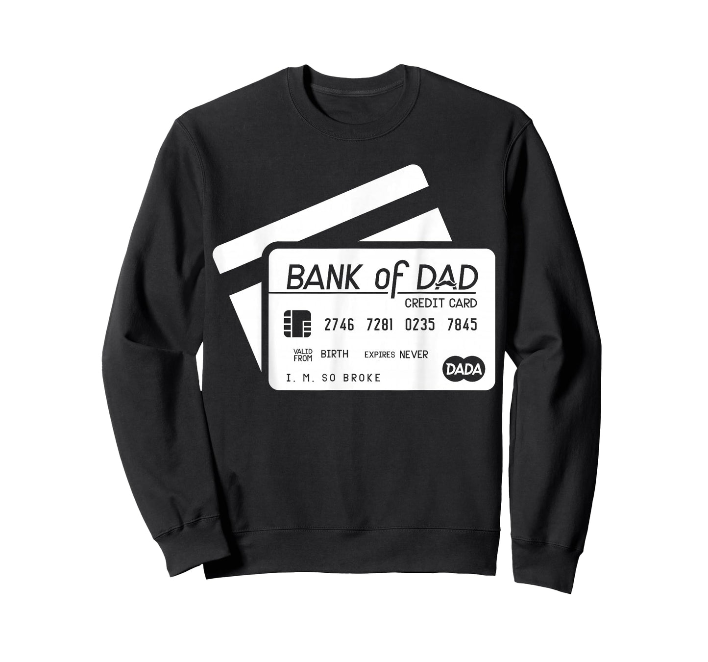 My Dads Credit Card Humor Funny Dad Jokes Tee - Bank of Dad T-Shirt