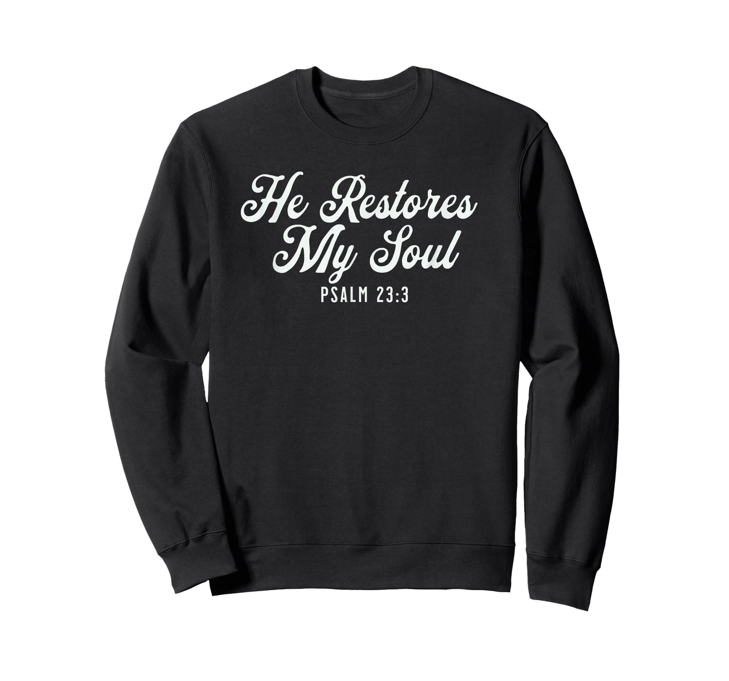 He restores My Soul Psalm Vintage Jesus Christian T-Shirt
