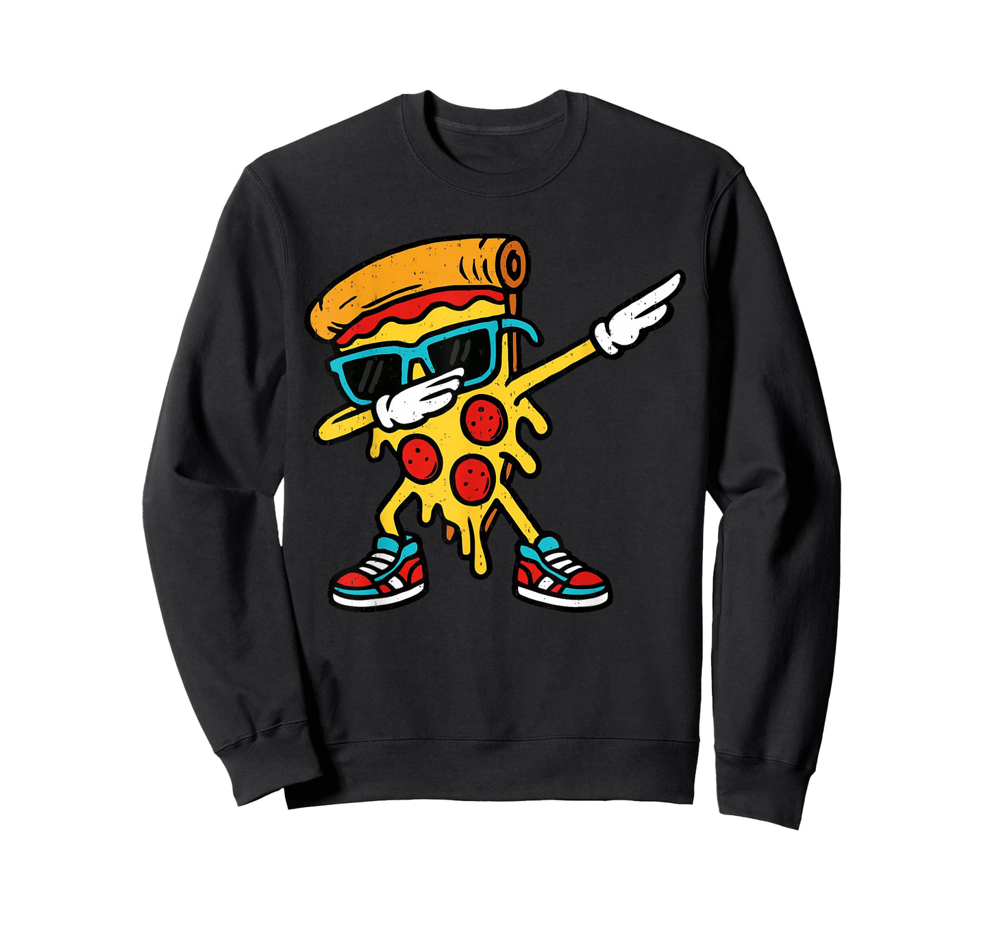 Dabbing Pizza Slice Fast Food Lover Foodie Dab Dance T-Shirt