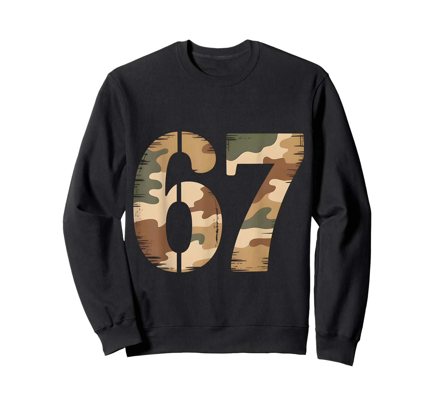 67 Hunting Camo Six Seven 6 7 Meme Camouflage 67 T-Shirt