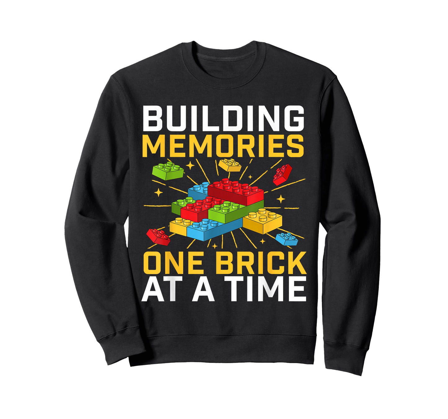 Building Memories One Brick at A Time - Brick Builder Blocks T-Shirt