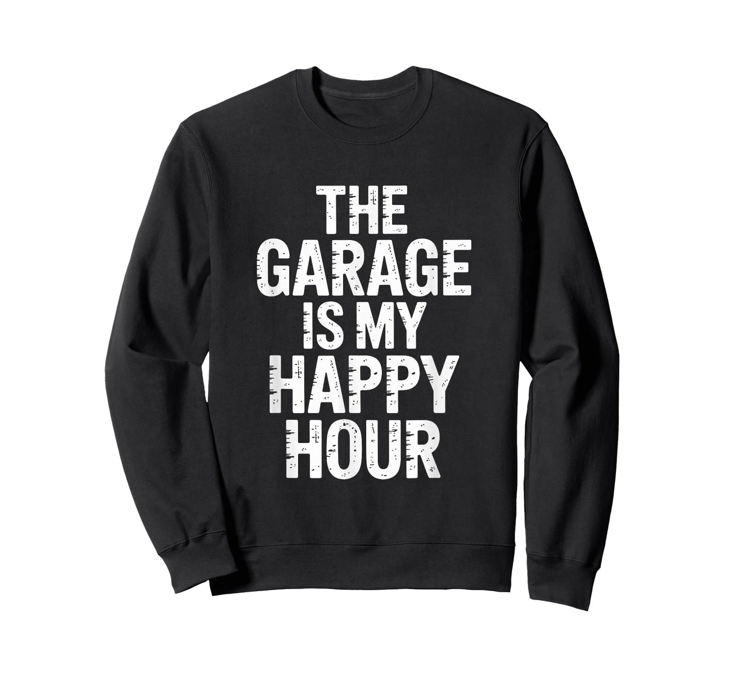 The Garage is My Happy in A Hour Mechanic Car T-Shirt