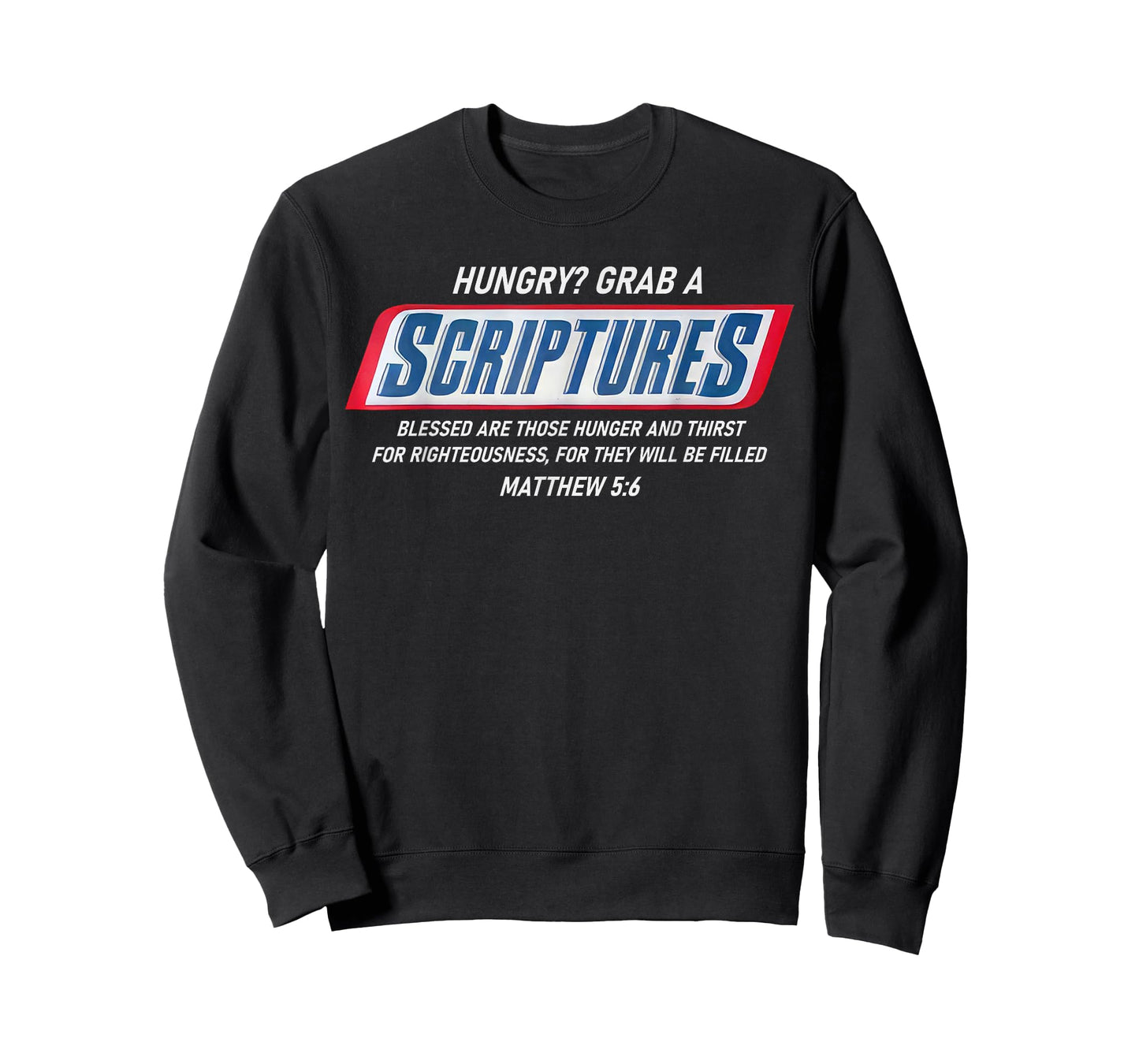 Hungry Grab A Scripture Funny Christian God Bible Verse T-Shirt