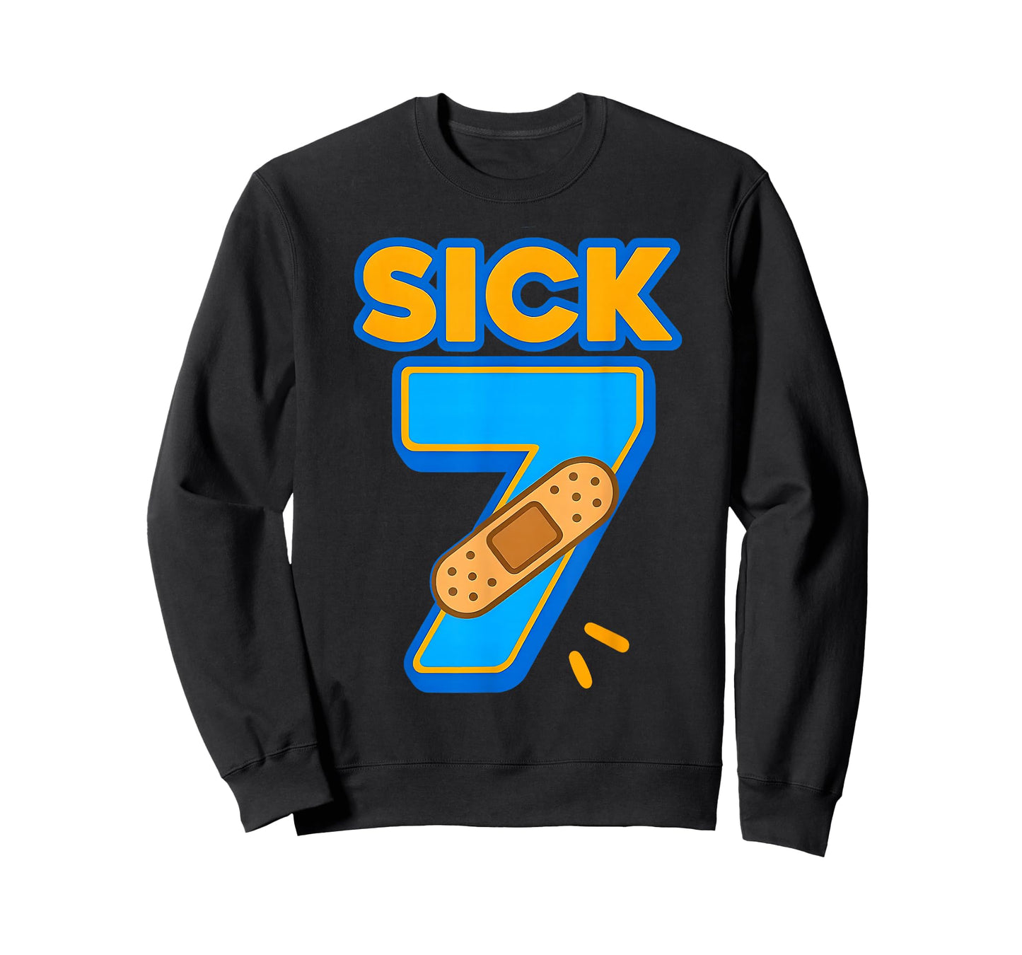 Sick Seven Meme Six Seven Sick 7 Funny Birthday Bandage T-Shirt