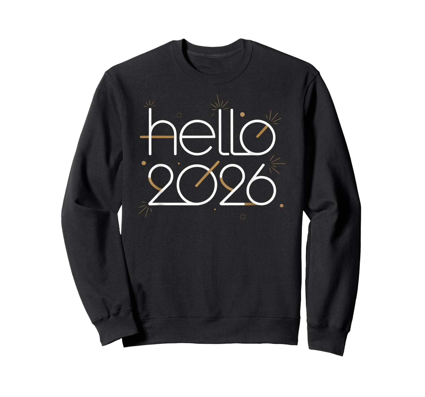 Hello 2026 Happy New Year Fireworks Celebration T-Shirt