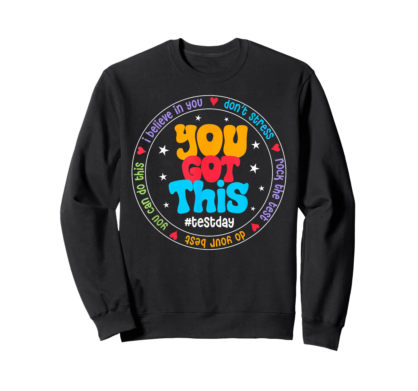 You Got This Don't Stress Rock The Test Test Day Teacher Kid T-Shirt