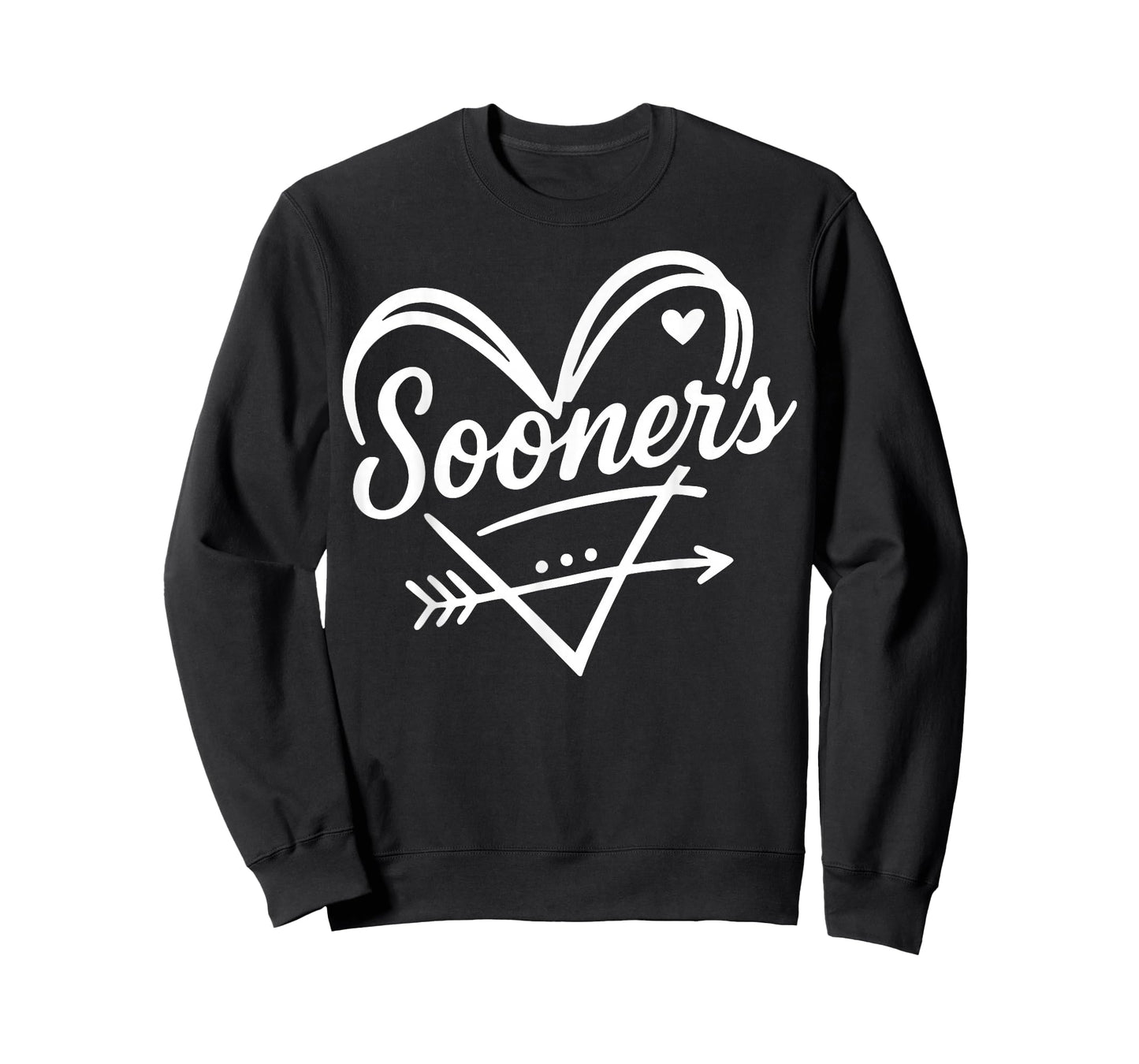 Vintage Sooner Heart Arrow Graphic Gift for Men Women Kids T-Shirt