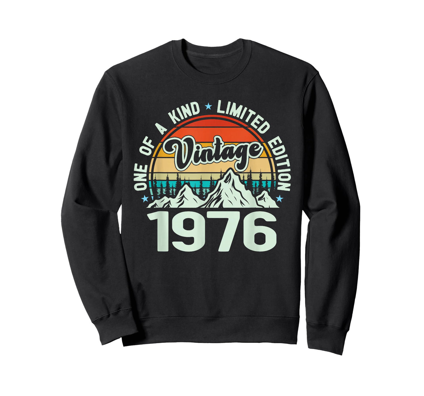 Vintage 1976 One of A Kind Mountain Graphic, 1976 Birthday T-Shirt