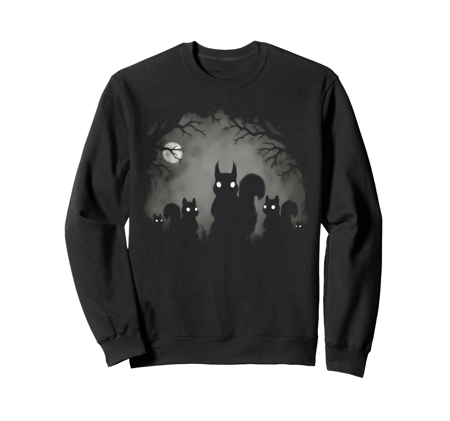 Creepy Gothic Squirrel Aesthetic Horror Grunge Goth Squirrel T-Shirt