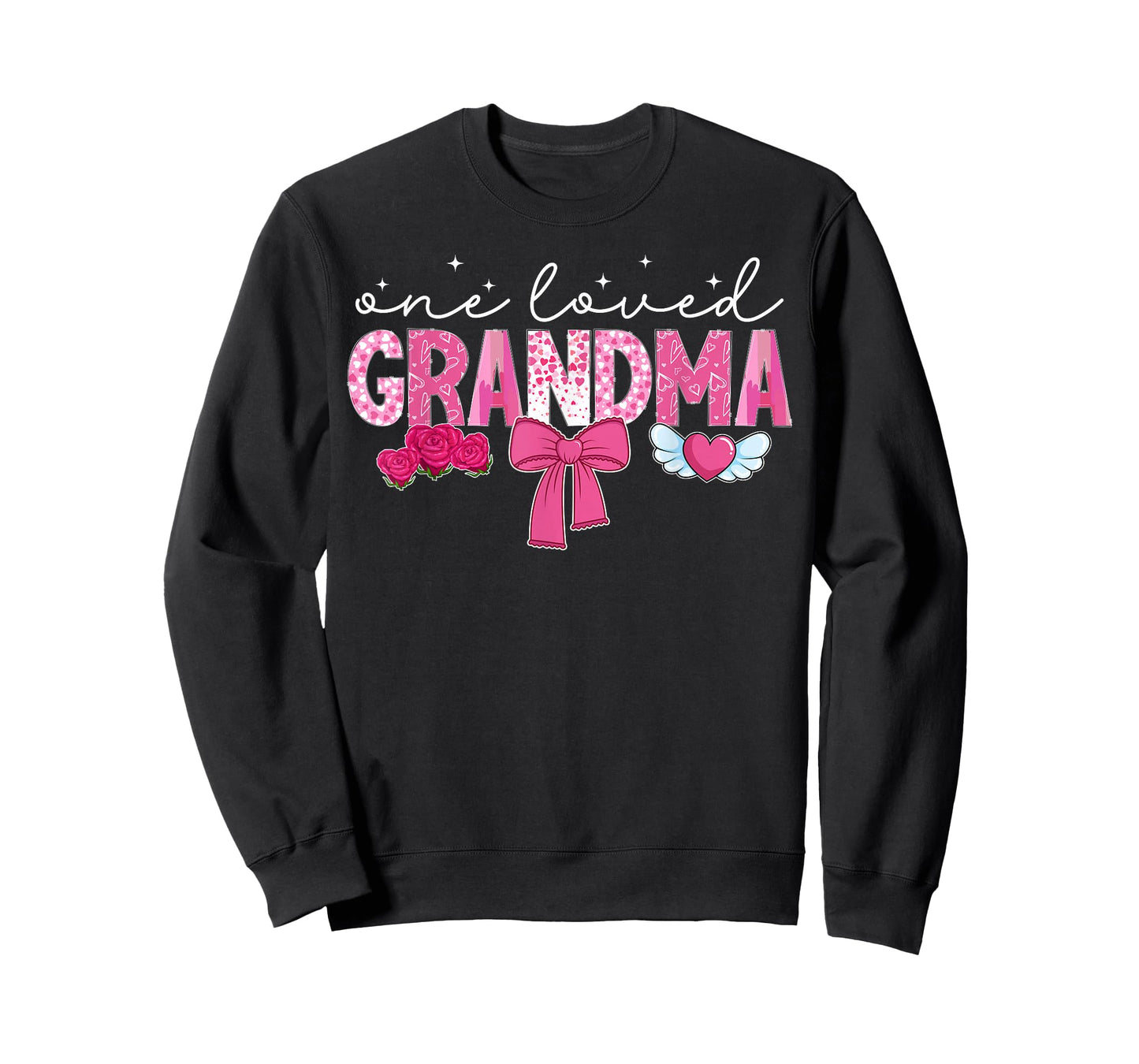 One Loved Grandma Valentine Grandmother Valentines Day T-Shirt