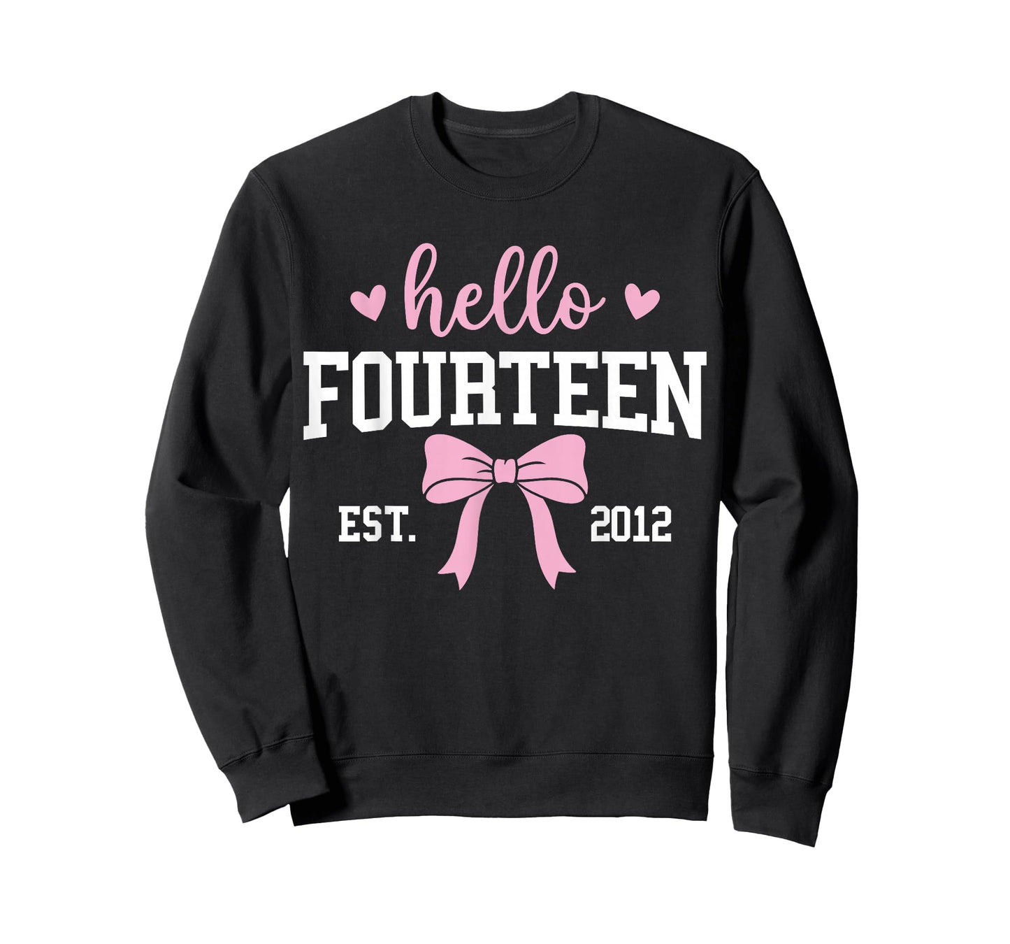 Hello Fourteen Est 2012 14th Birthday 14 Years Old T-Shirt