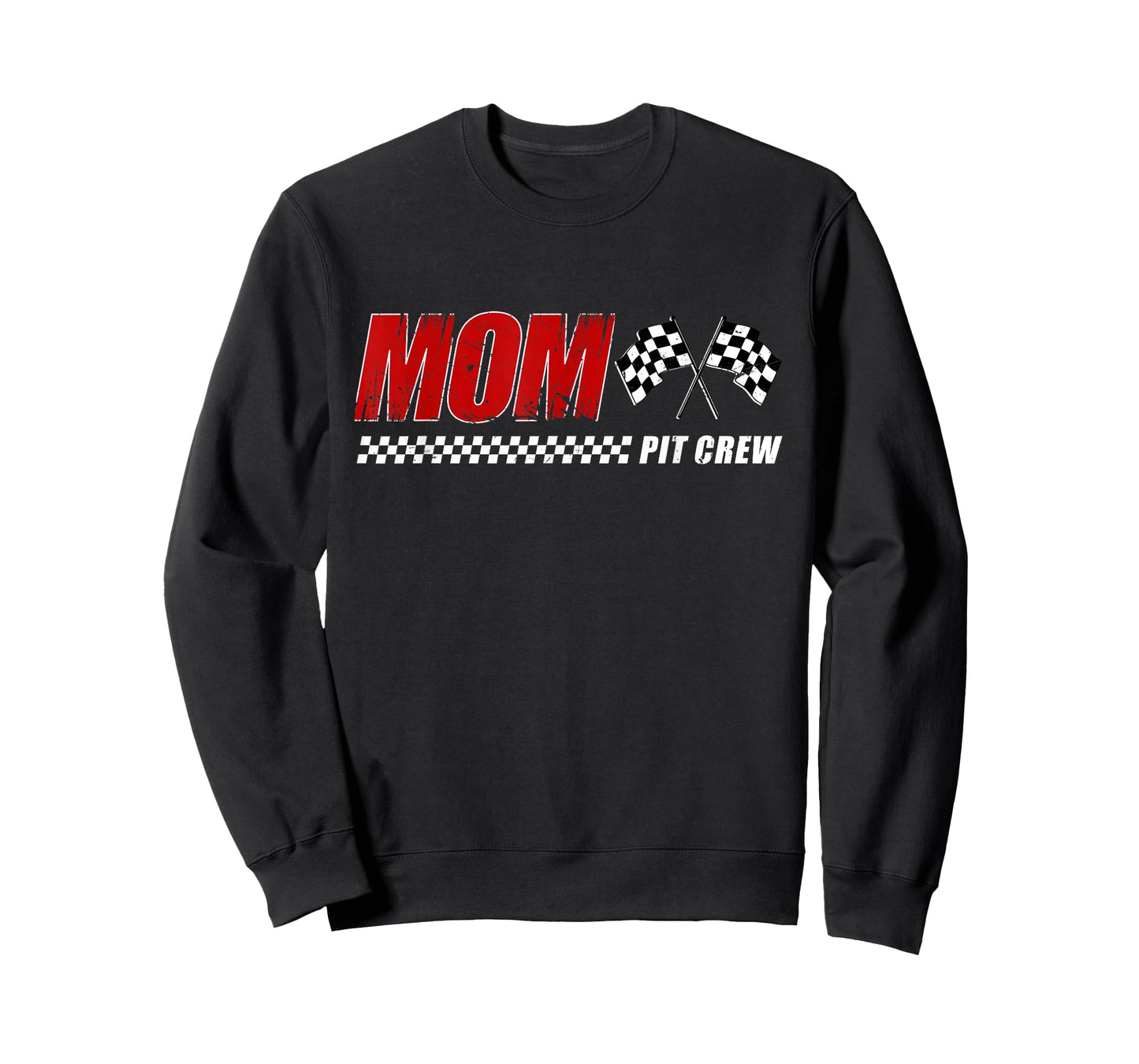 Mom Pit Crew Race Car Birthday Family Matching Birthday T-Shirt