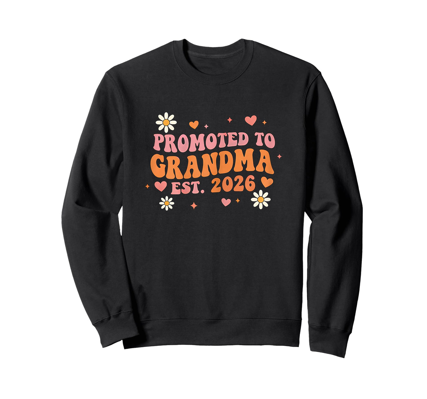 Retro Promoted to Grandma 2026 First Time Nana Best Grandma T-Shirt