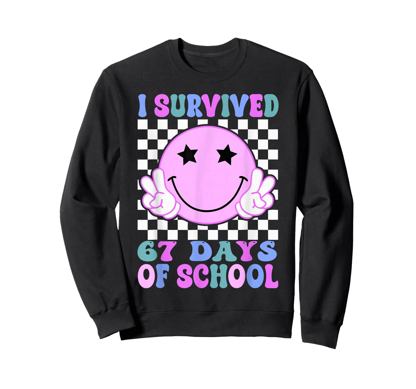 I Survived 67 Days of School Funny 67 Meme Students Teachers T-Shirt