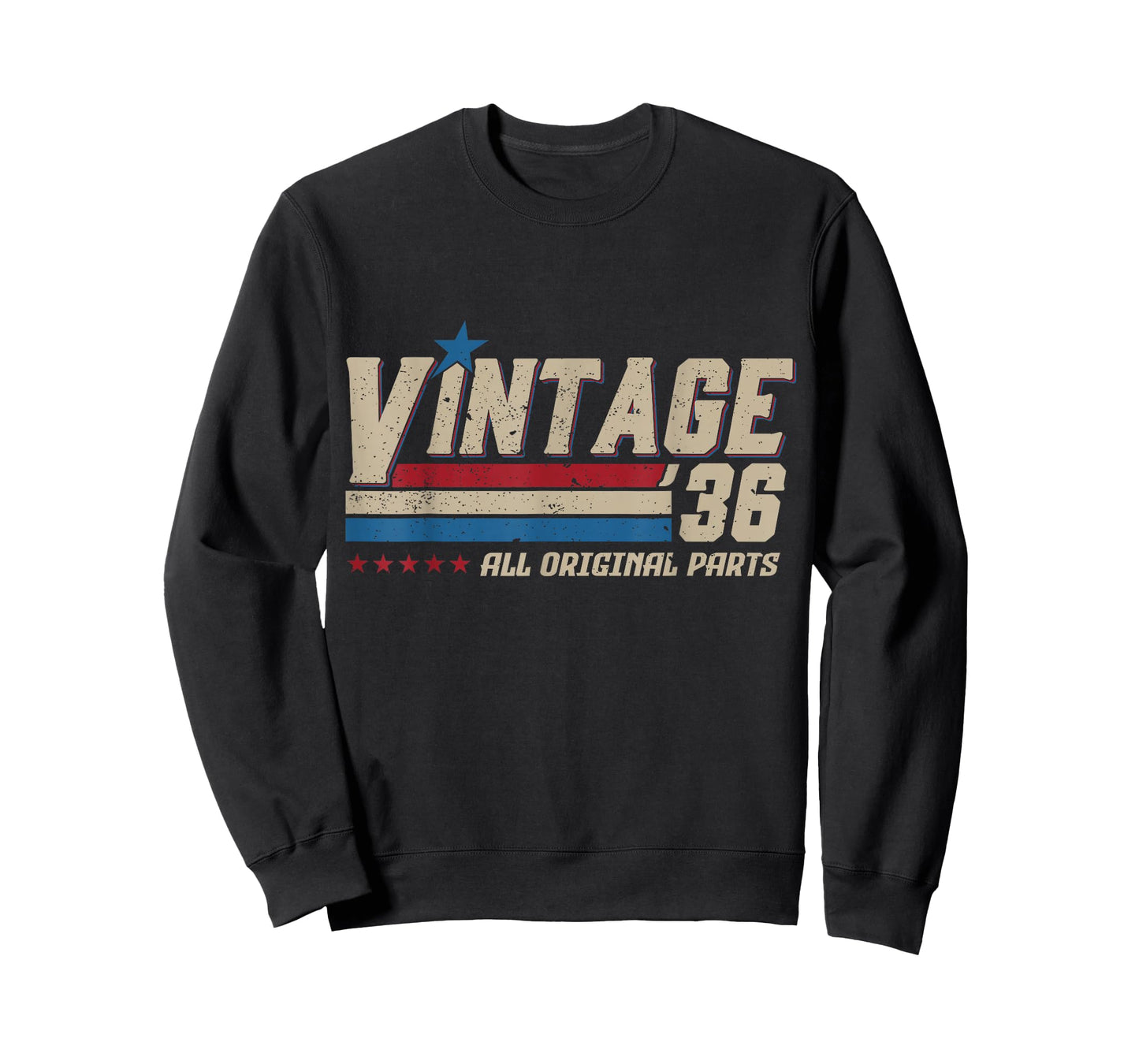 Vintage 1936 All Original Parts Birthday Men T-Shirt