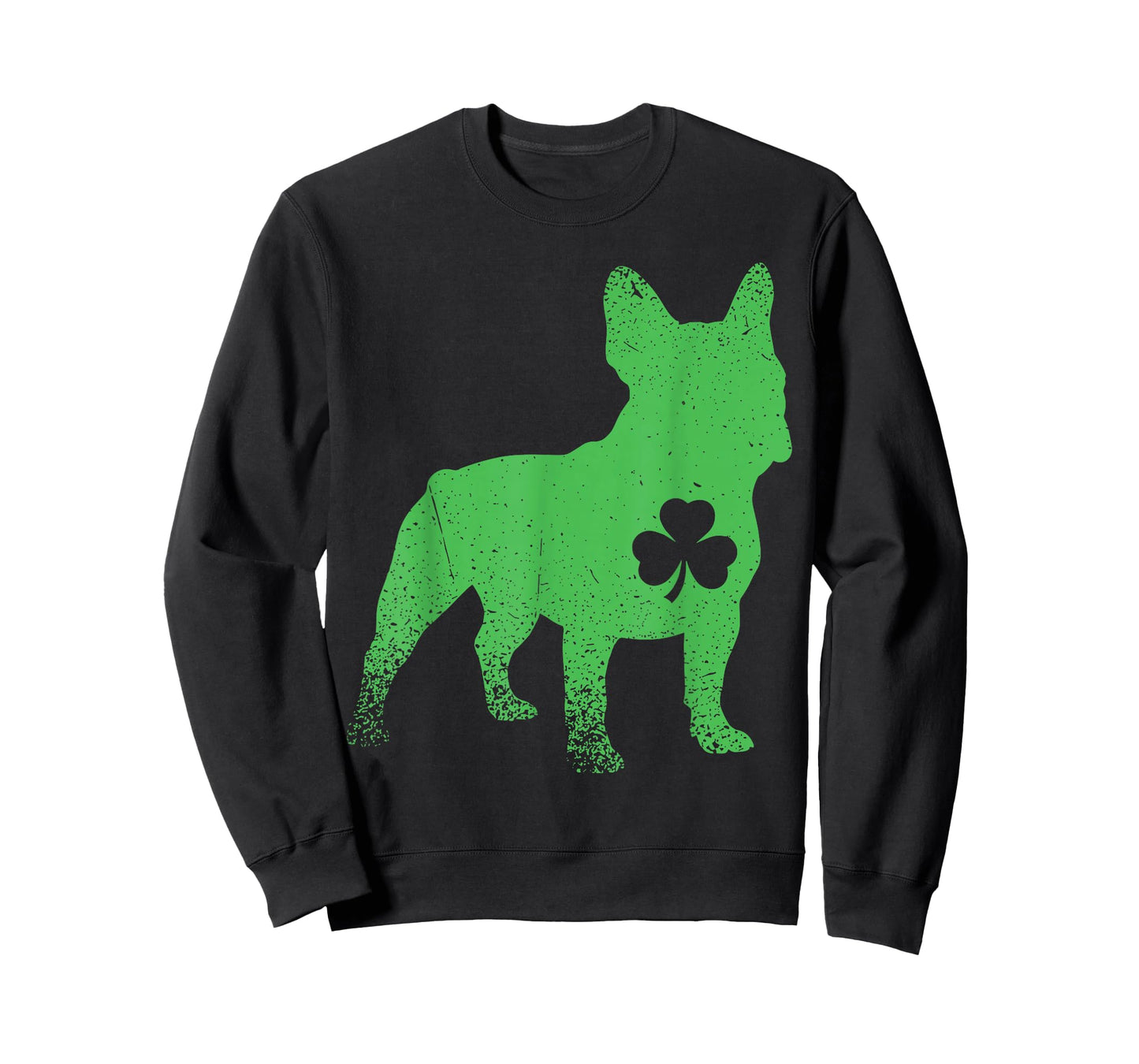 Irish Dog Shirt, St Patricks Day French Bulldog Shamrock T-Shirt