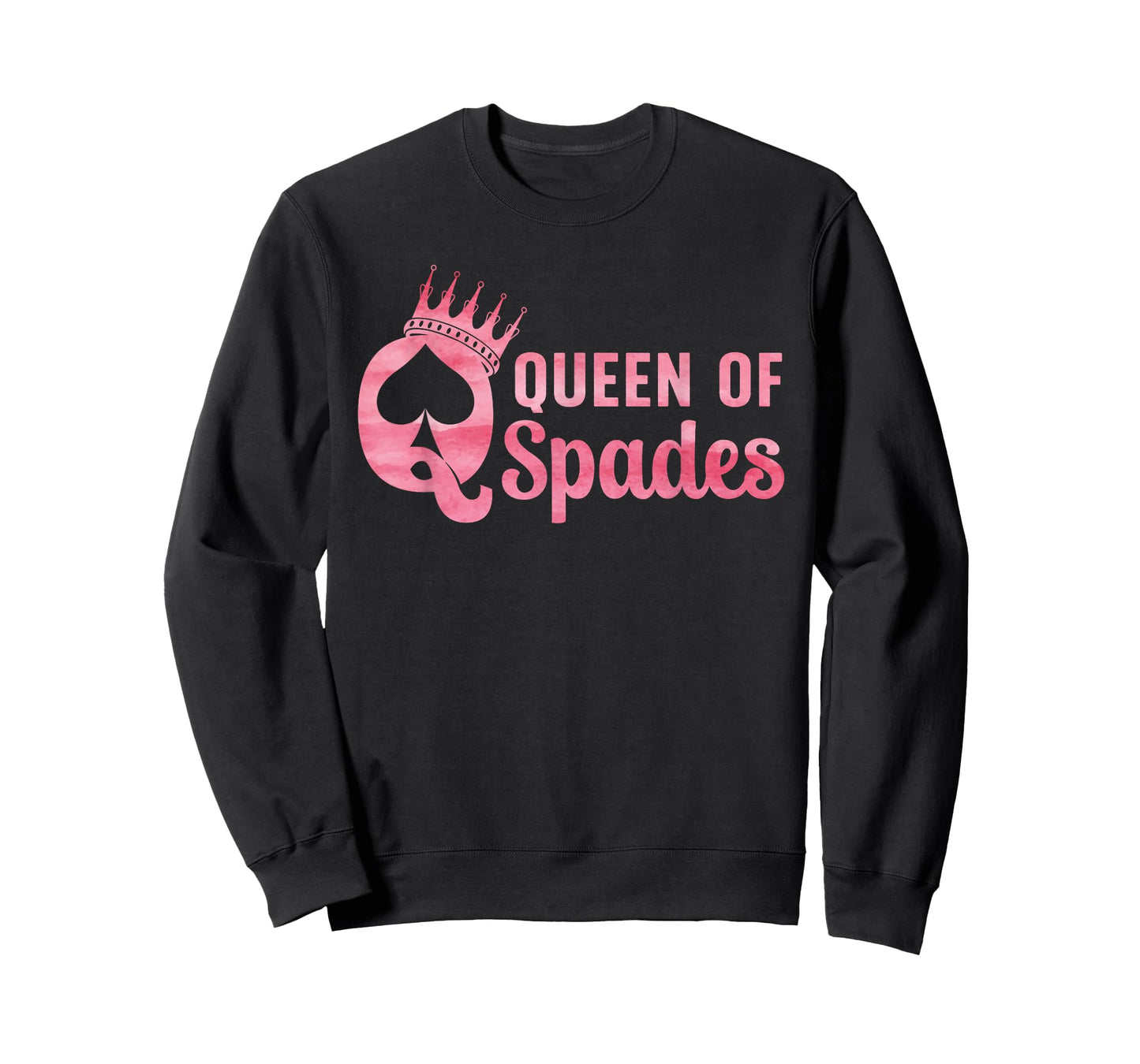 Queen of Spades Design for Women Girl Card Game Spades Lover T-Shirt