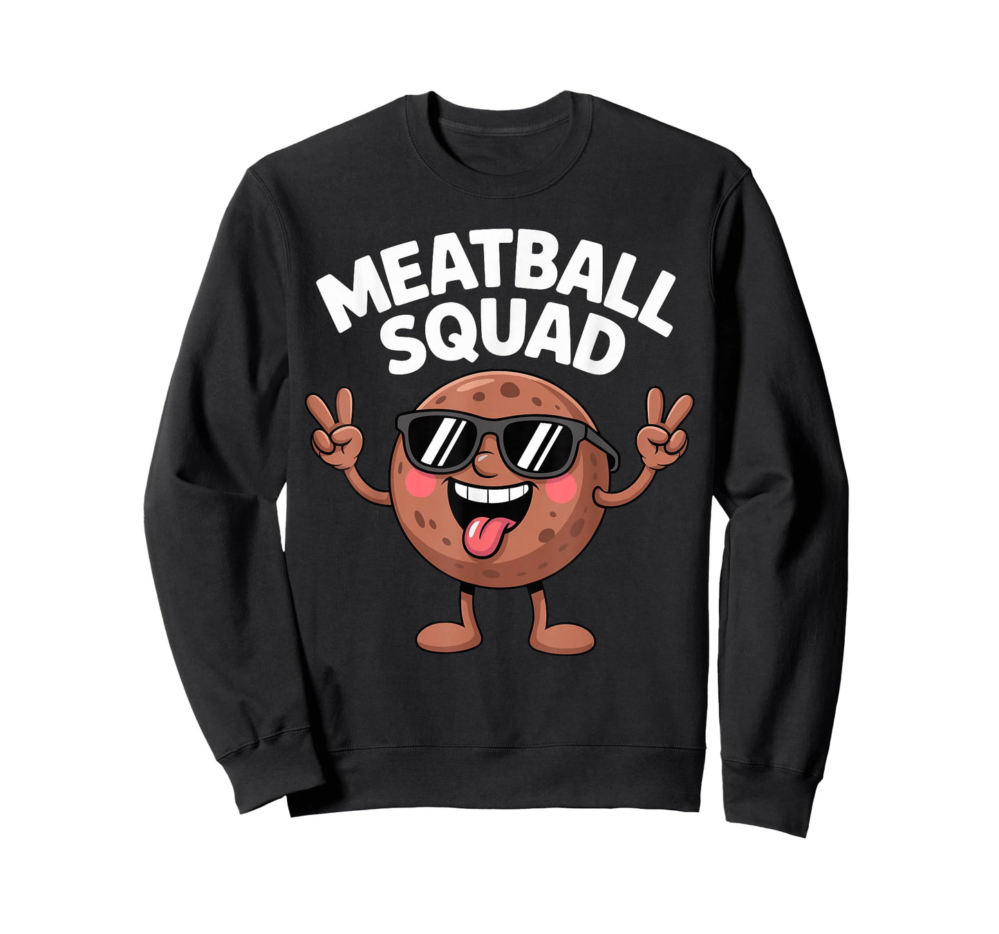 Meatball Squad Spaghetti Pasta Humor T-Shirt