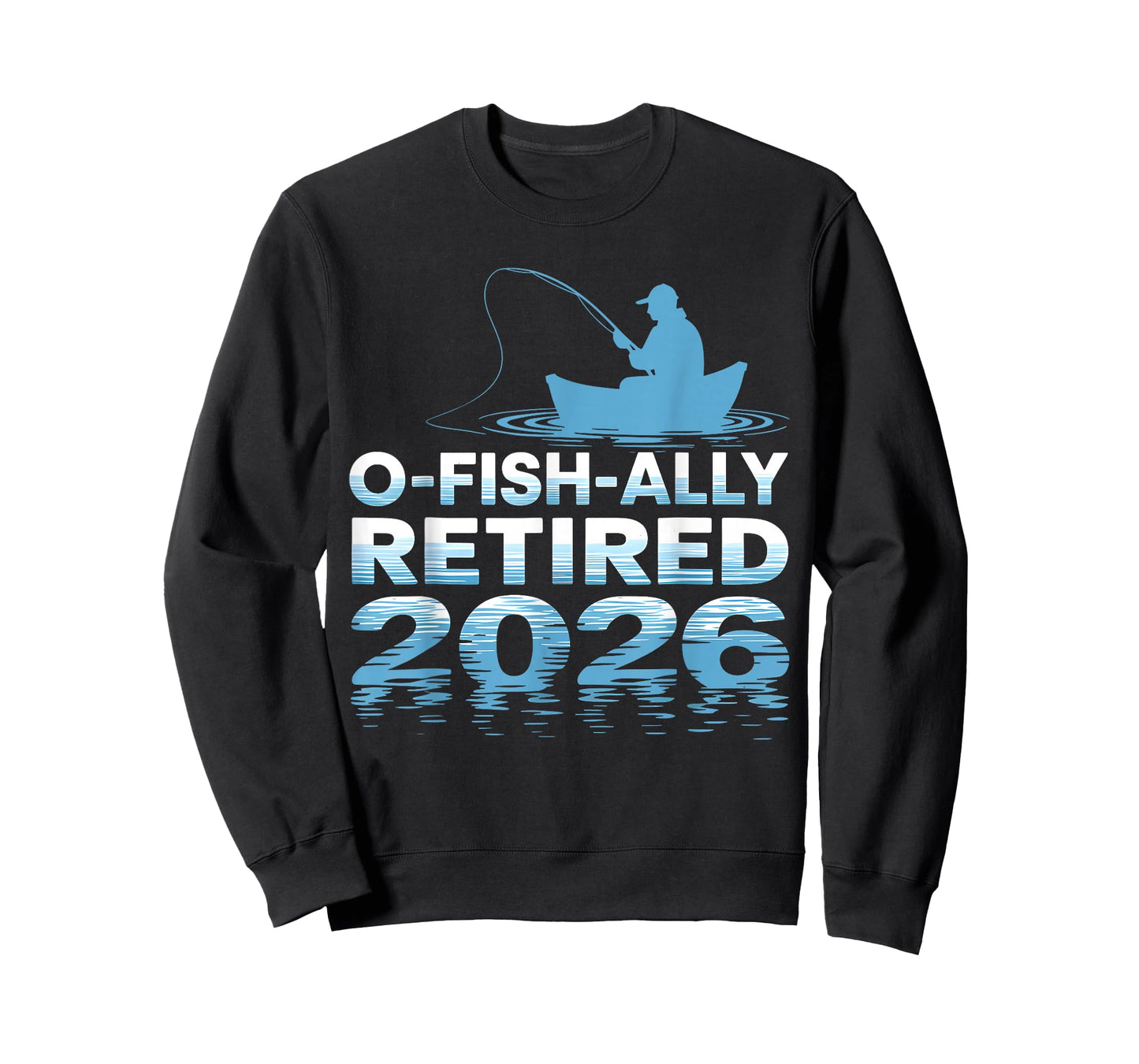 Retro O-Fish-Ally Retired 2026 Fisherman Fishing Retirement T-Shirt