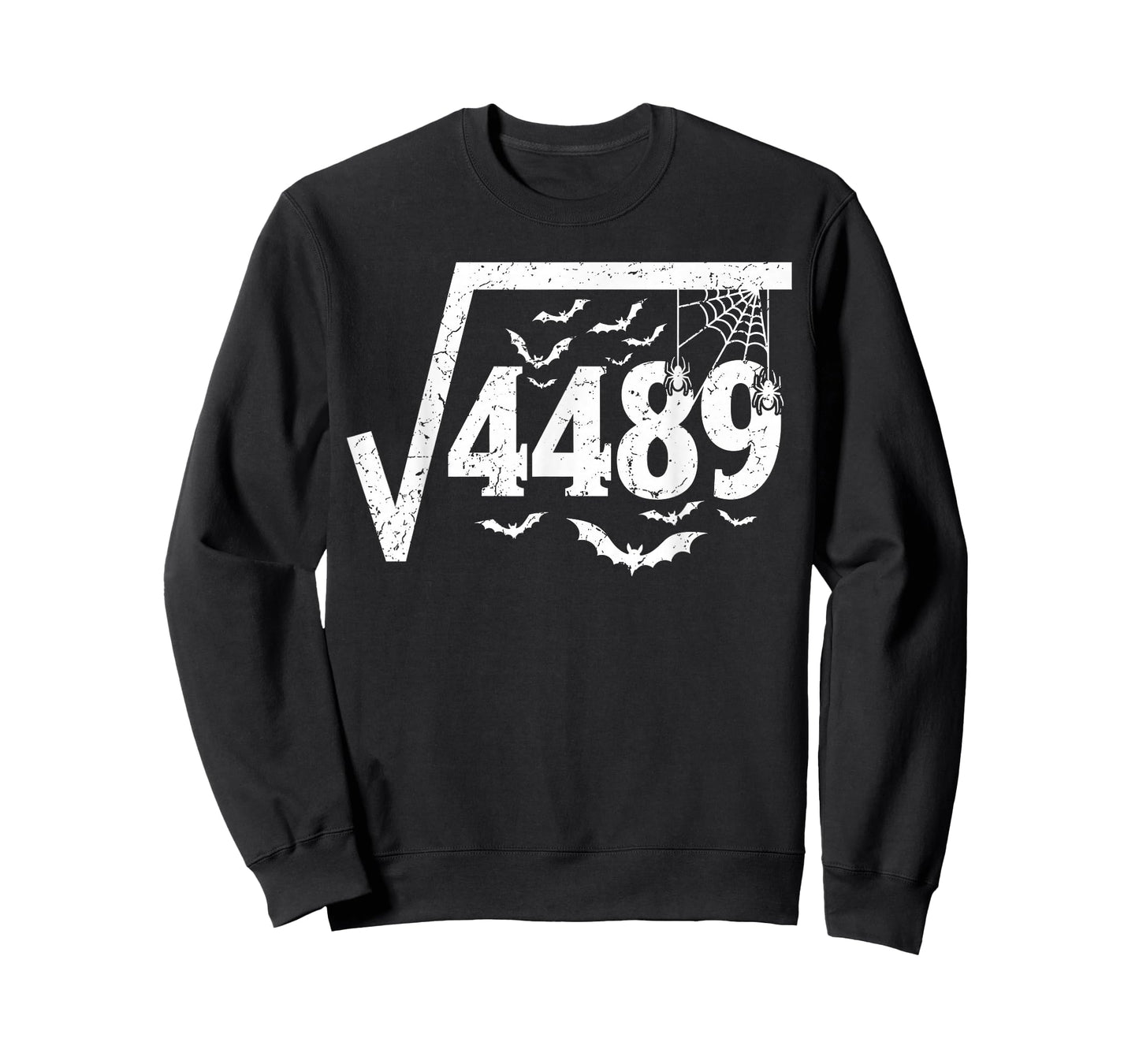 Square Root 4489 Funny Halloween Meme 67 Math Teacher T-Shirt