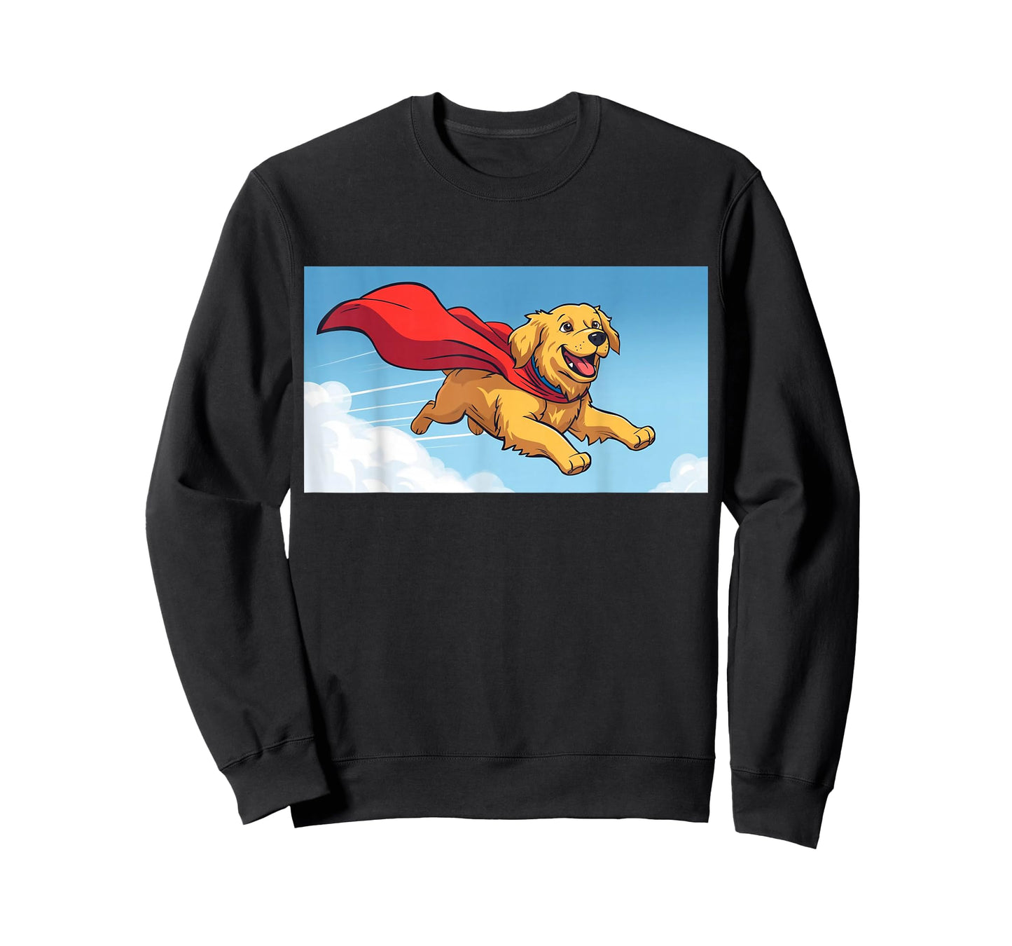 Golden Retriever Dog Super Hero T-Shirt