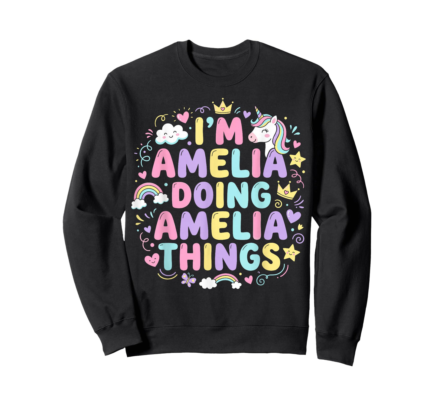 I'm Amelia Doing Amelia Things Cute Girl's T-Shirt