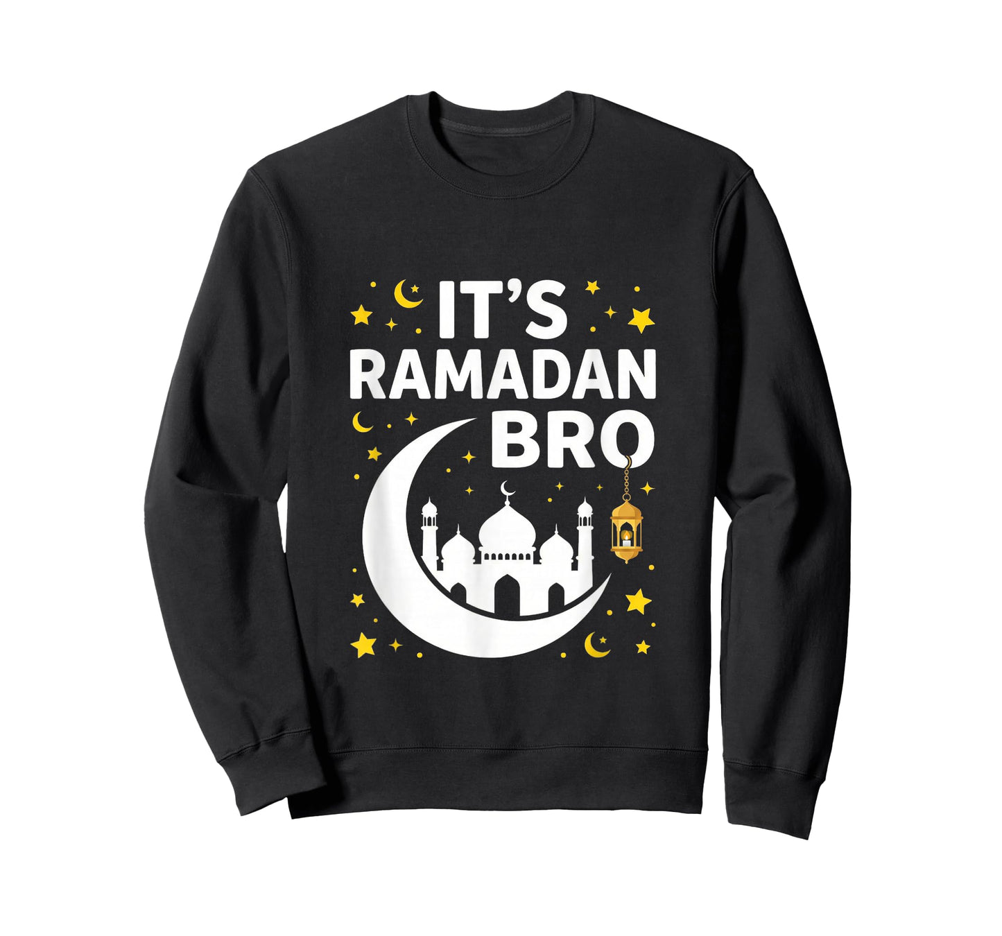 It's Ramadan Bro Muslim Islamic Pajama Mubarak Eid Kareem T-Shirt