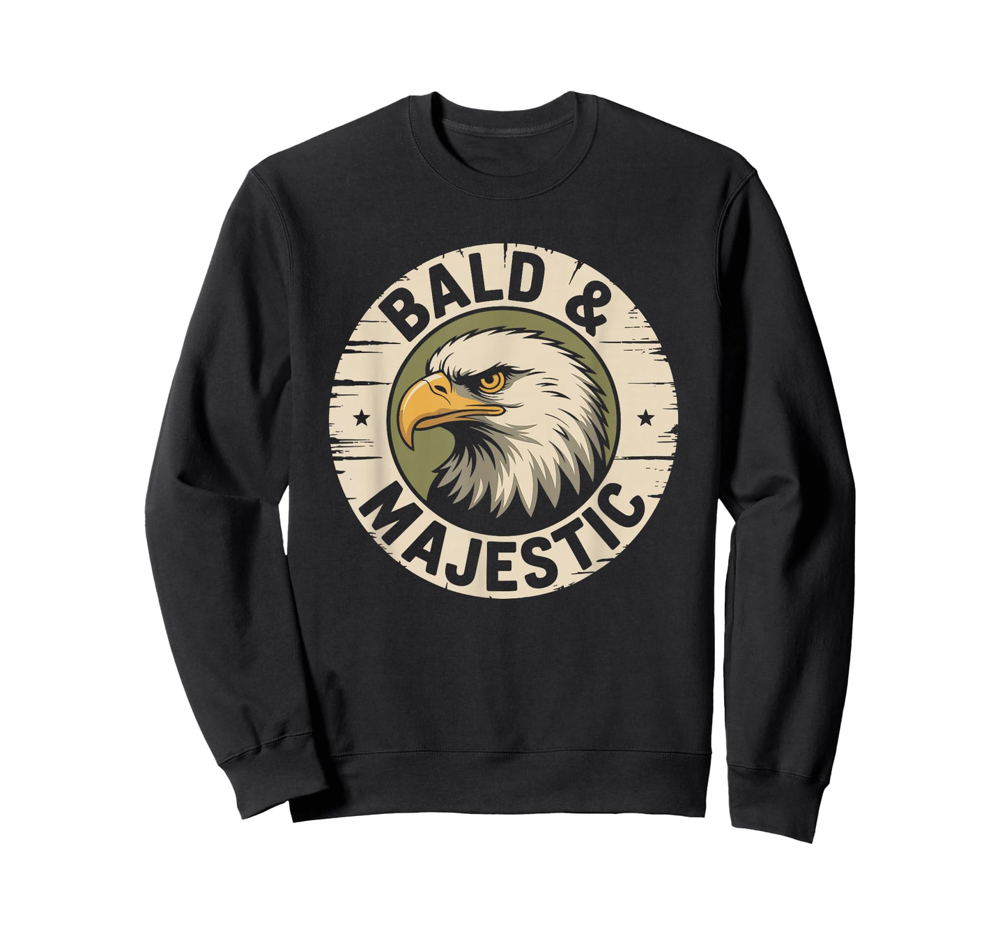 Bald and Majestic, Hairless Baldness and Balding Man T-Shirt