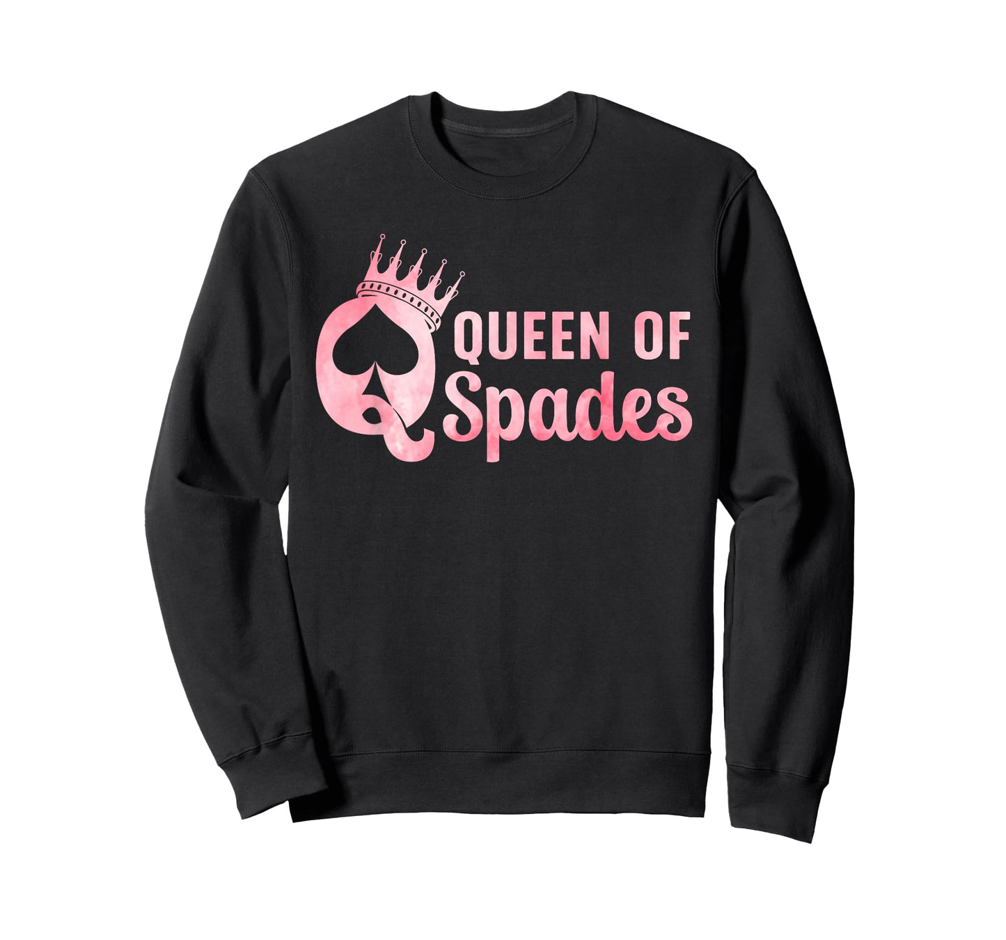 Queen of Spades Design for Women Girl Card Game Spades Lover T-Shirt