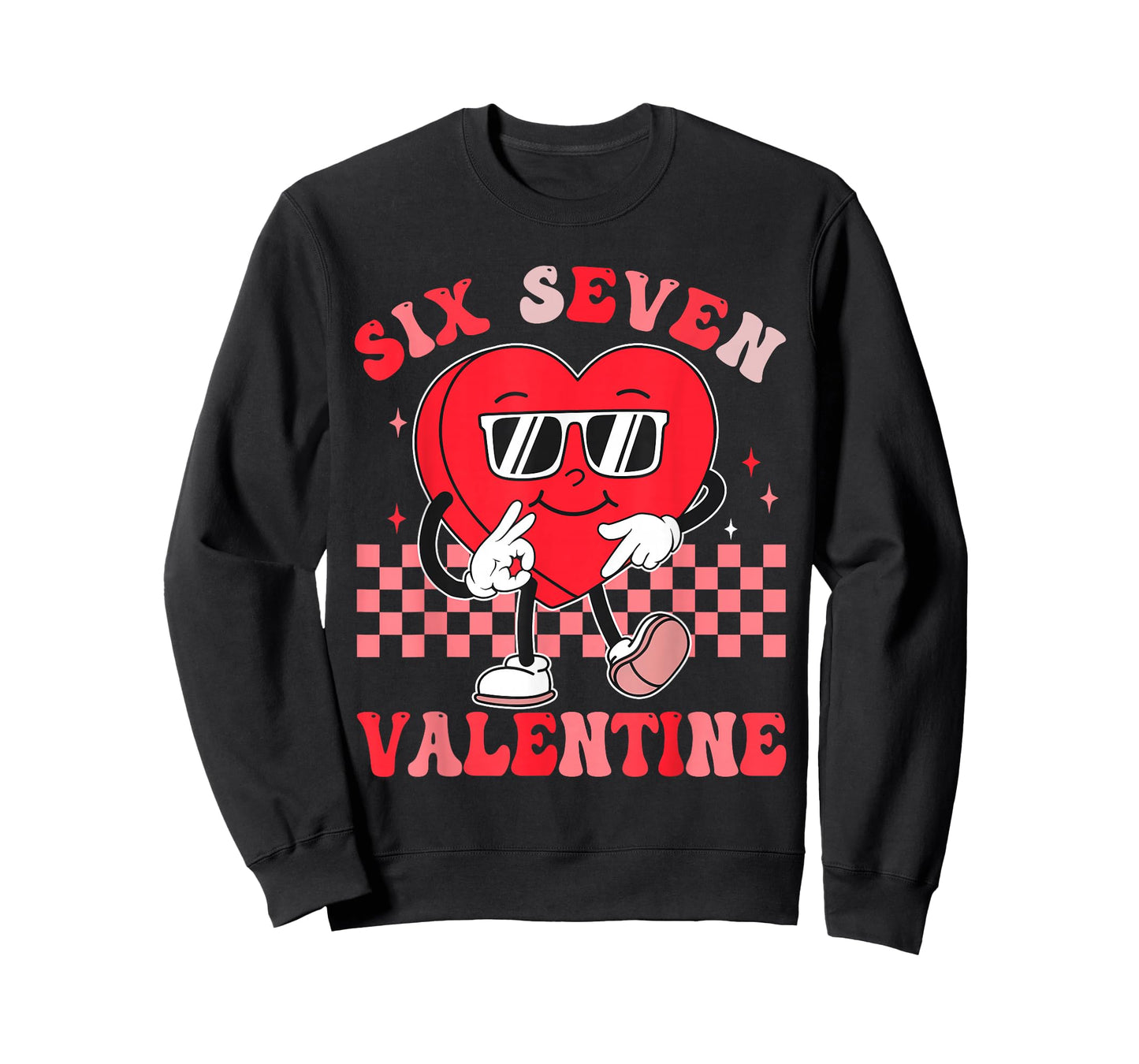 Six Seven 67 Meme Cool Valentine’s for Teens Boys Girls Kids T-Shirt