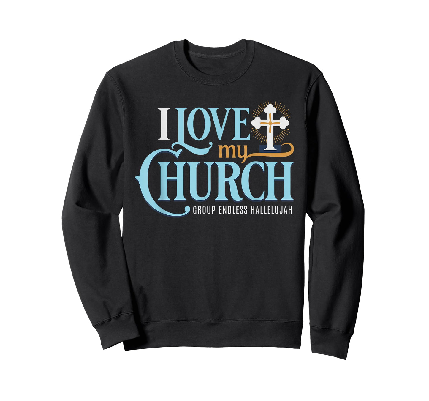 I Love My Church Religious Christian Community Group T-Shirt