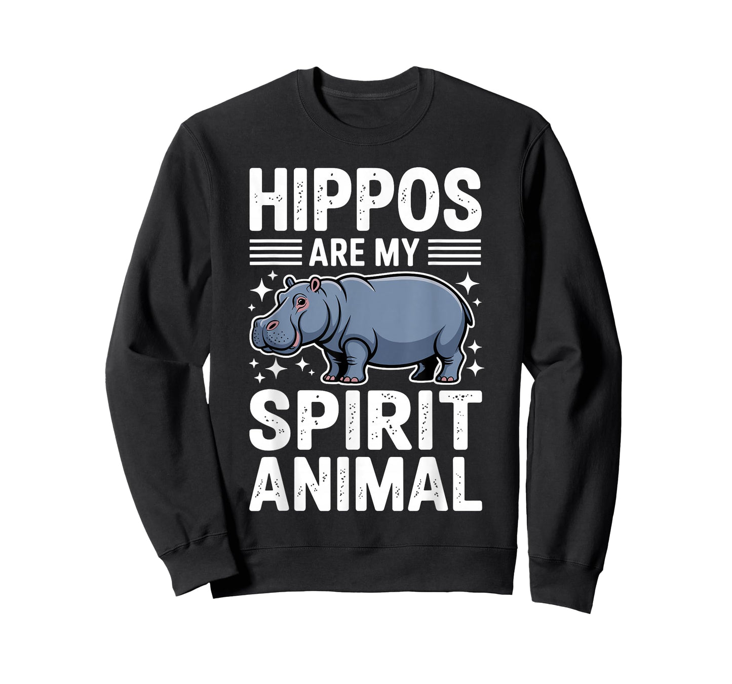 Funny Hippo Art for Men Women Kids Hippopotamus Hippo Lover T-Shirt