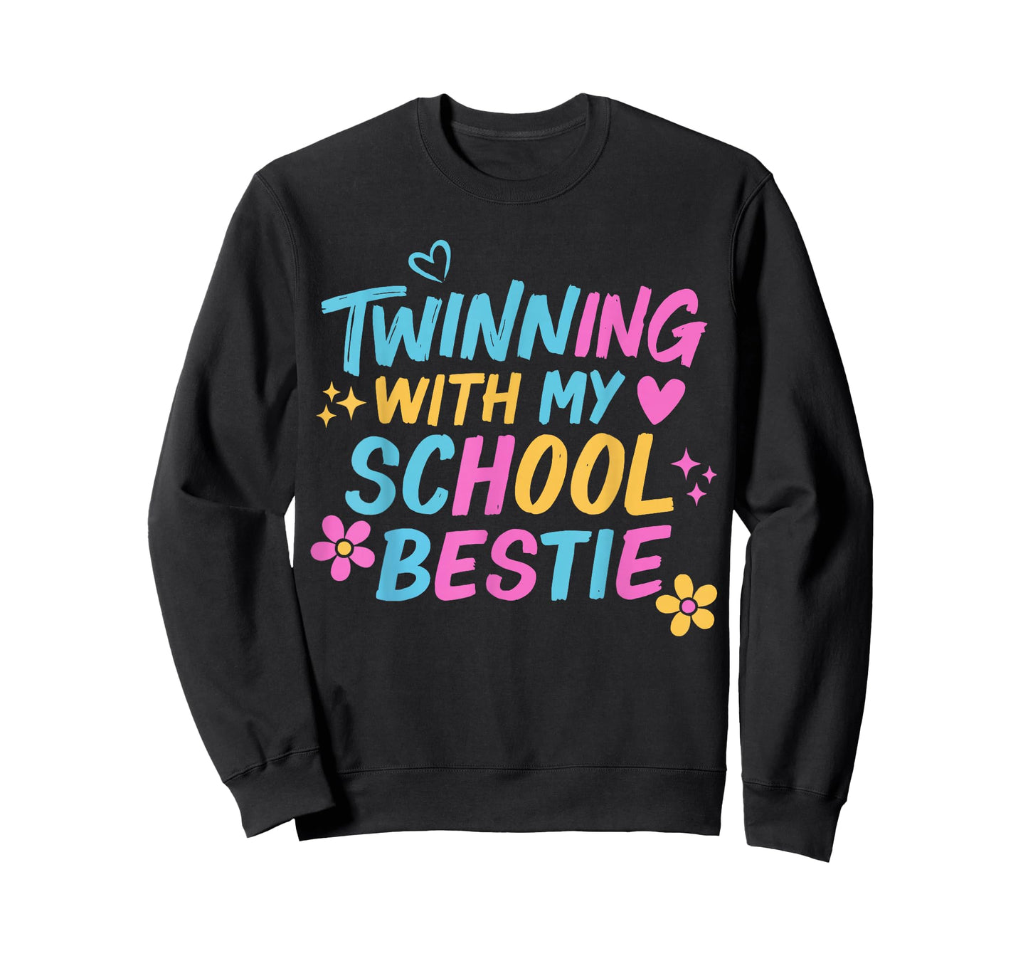 Twin Day Best Friend School Twinning with My Bestie Matching T-Shirt