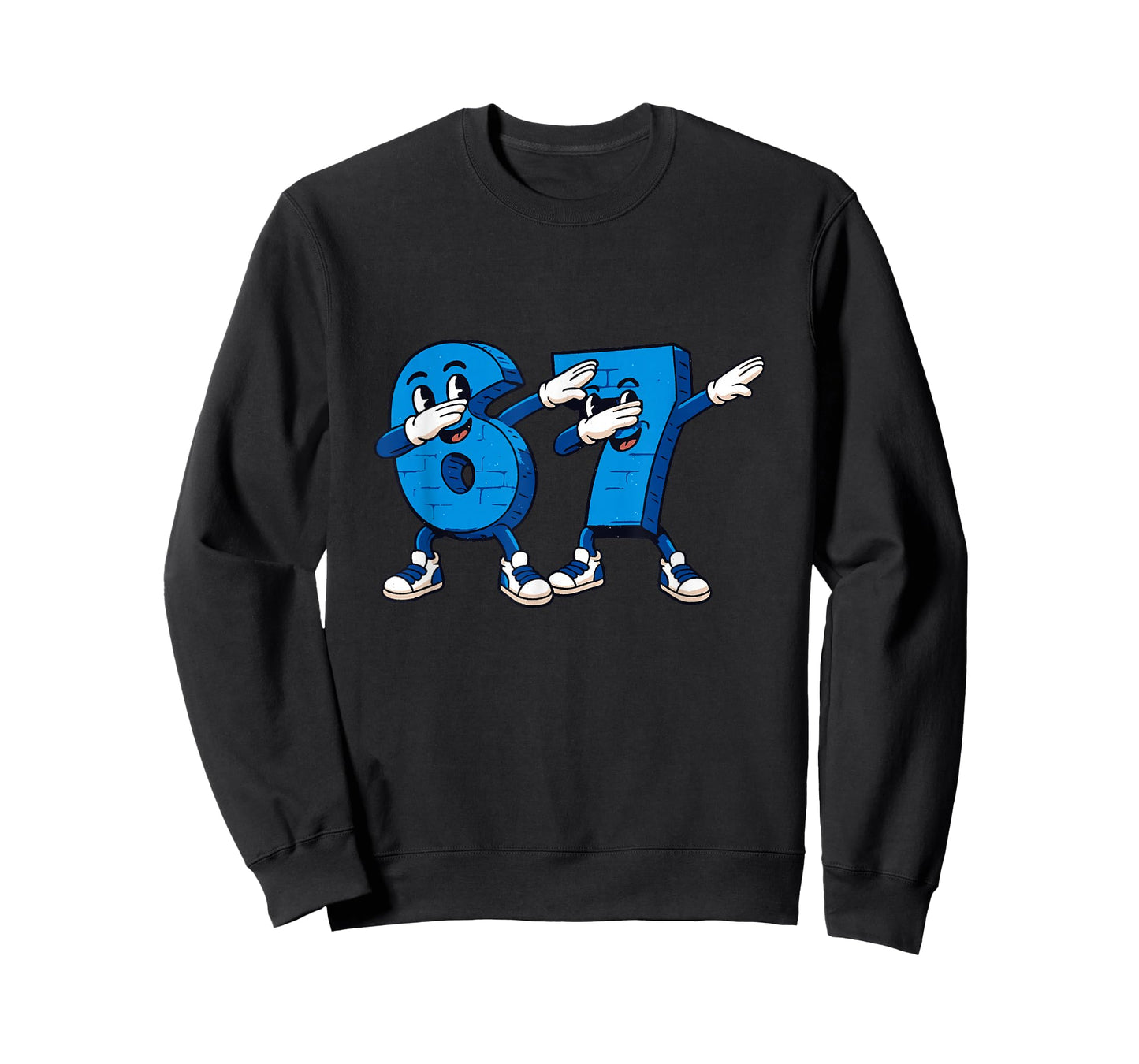 Six Seven Dabbing Cool Meme 67 Funny Dab Number T-Shirt