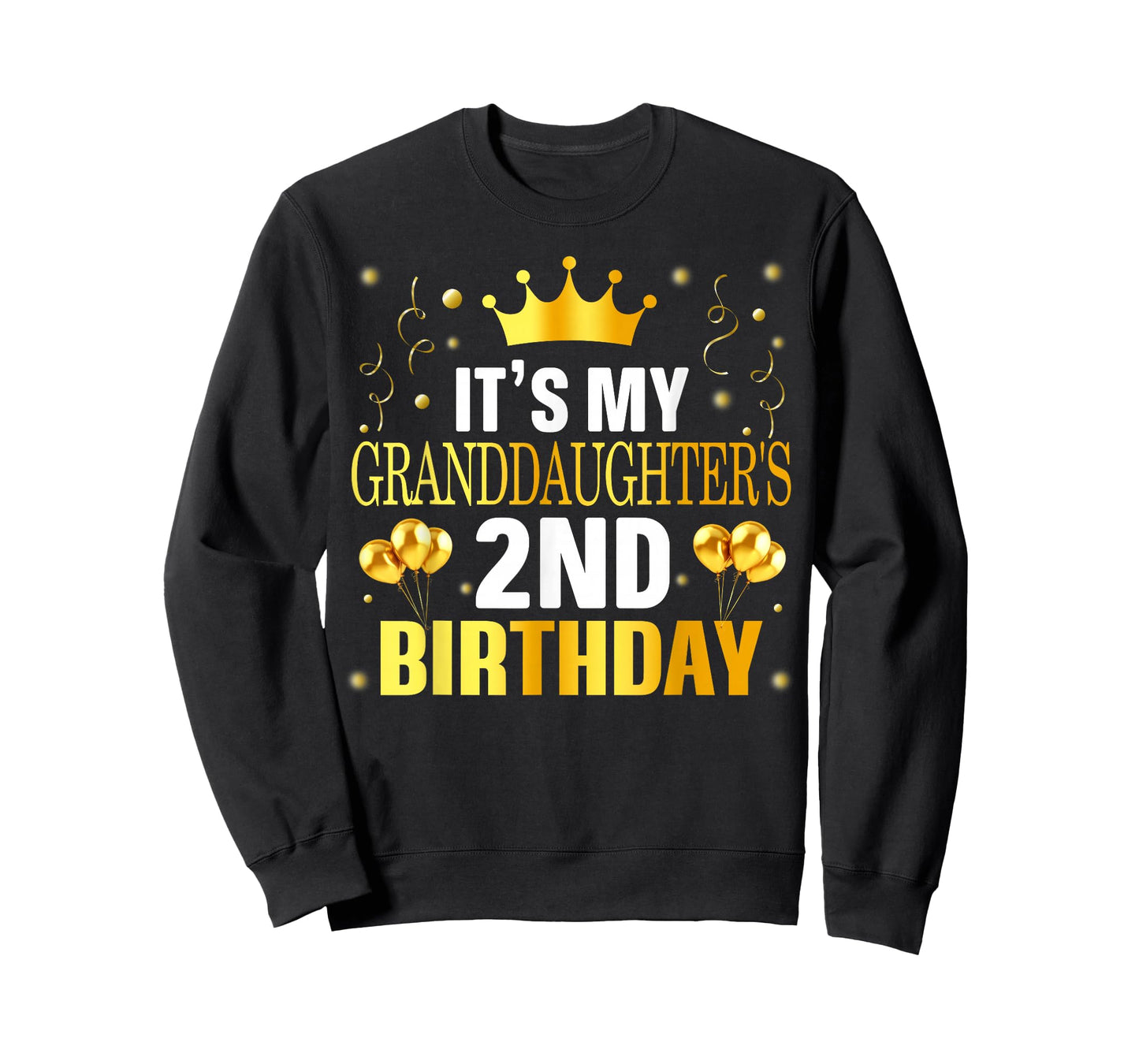 It's My Granddaughter's 2nd Birthday Happy 2 Years Old T-Shirt